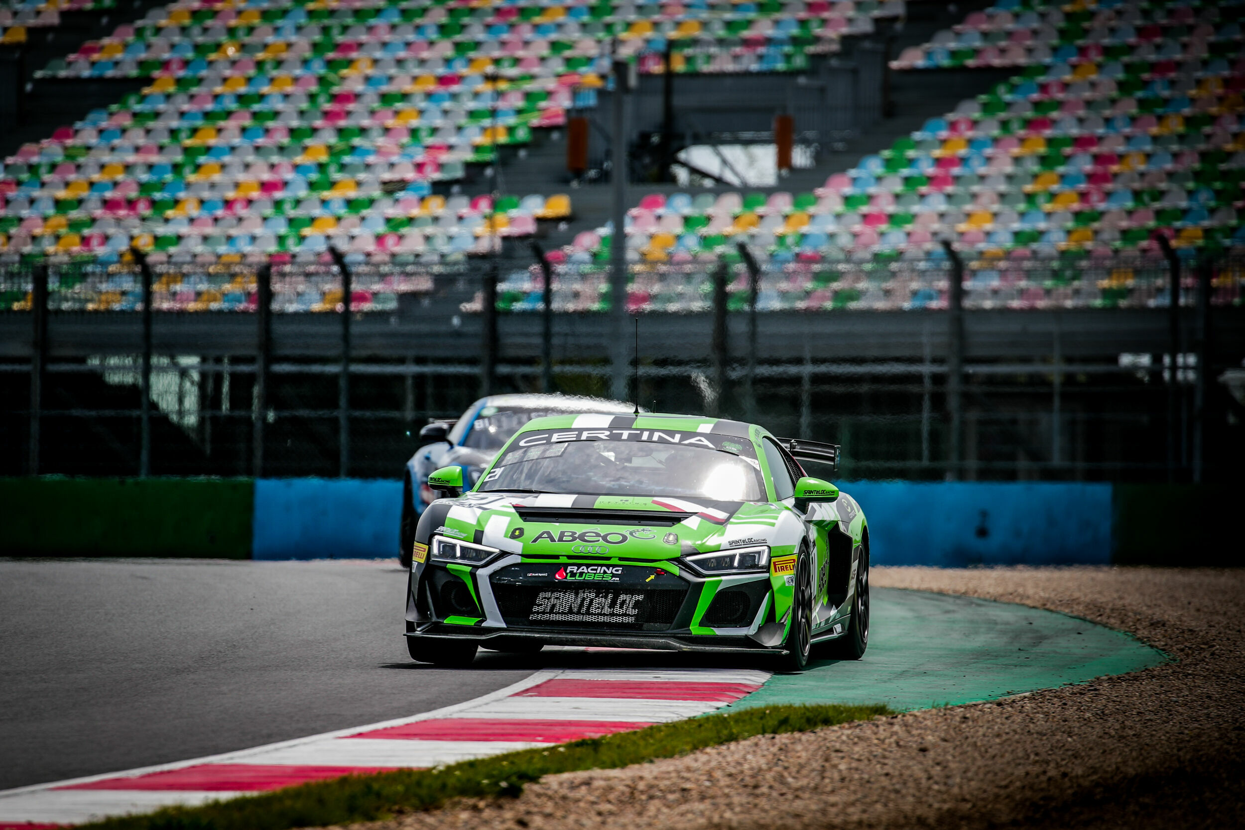 GT4 France 2021 - Audi R8 LMS GT4 #21 (Saintéloc Racing), Olivier Esteves/Anthony Beltoise