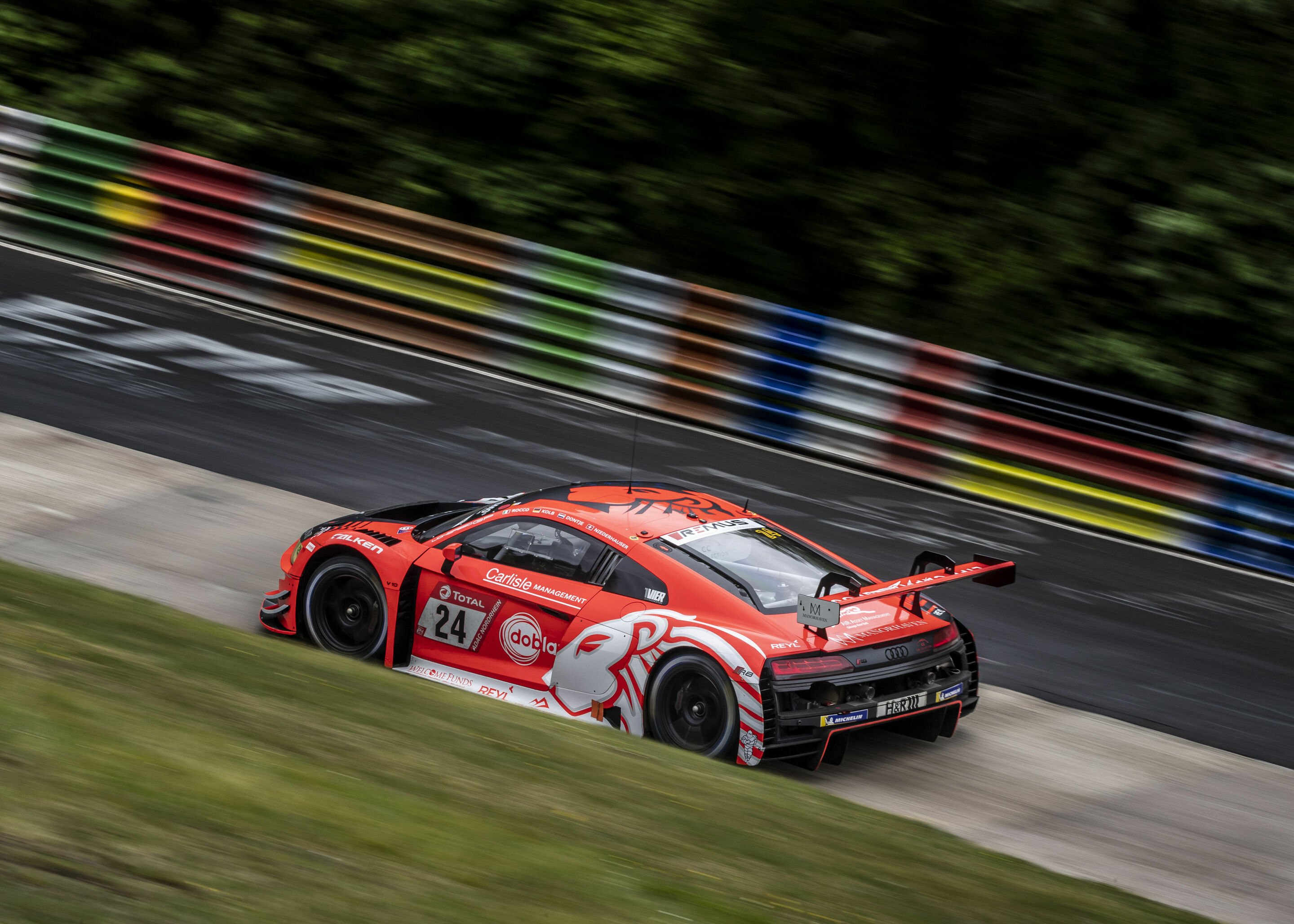 24h Nürburgring 2021 - Audi R8 LMS #24 (Lionspeed by Car Collection Motorsport), Milan Dontje/Patrick Kolb/Patric Niederhauser/Lorenzo Rocco di Torrepadula