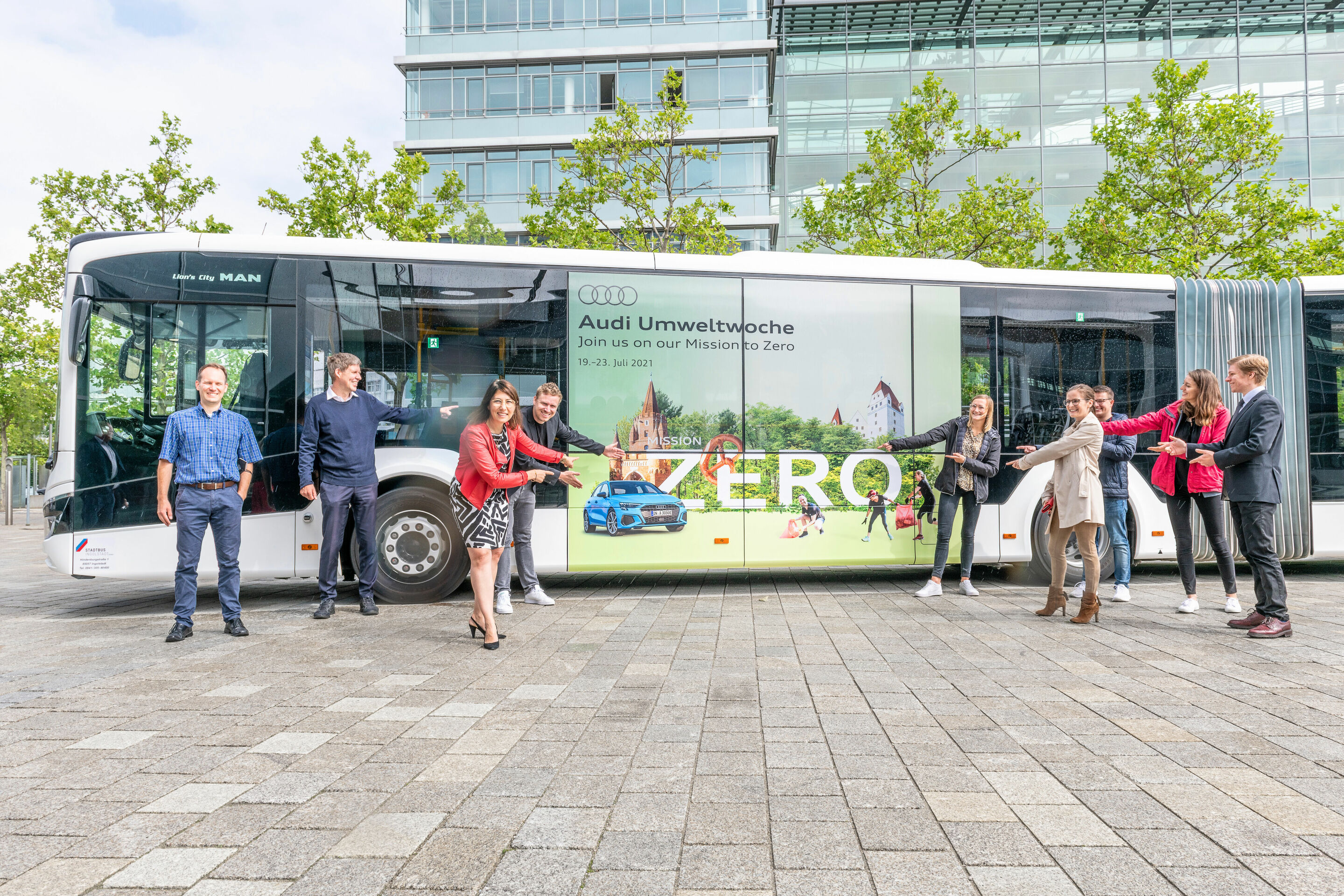 Unter dem Motto „Join us on our mission to zero” richtet Audi vom 19. bis 23. Juli die „Audi Umweltwoche“ aus.