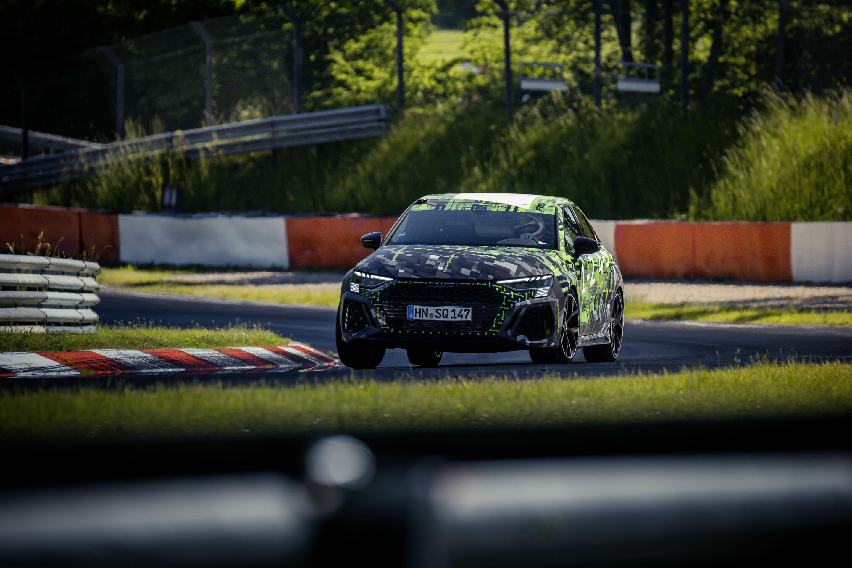 Audi RS 3 Rekordfahrt Nürburgring Nordschleife