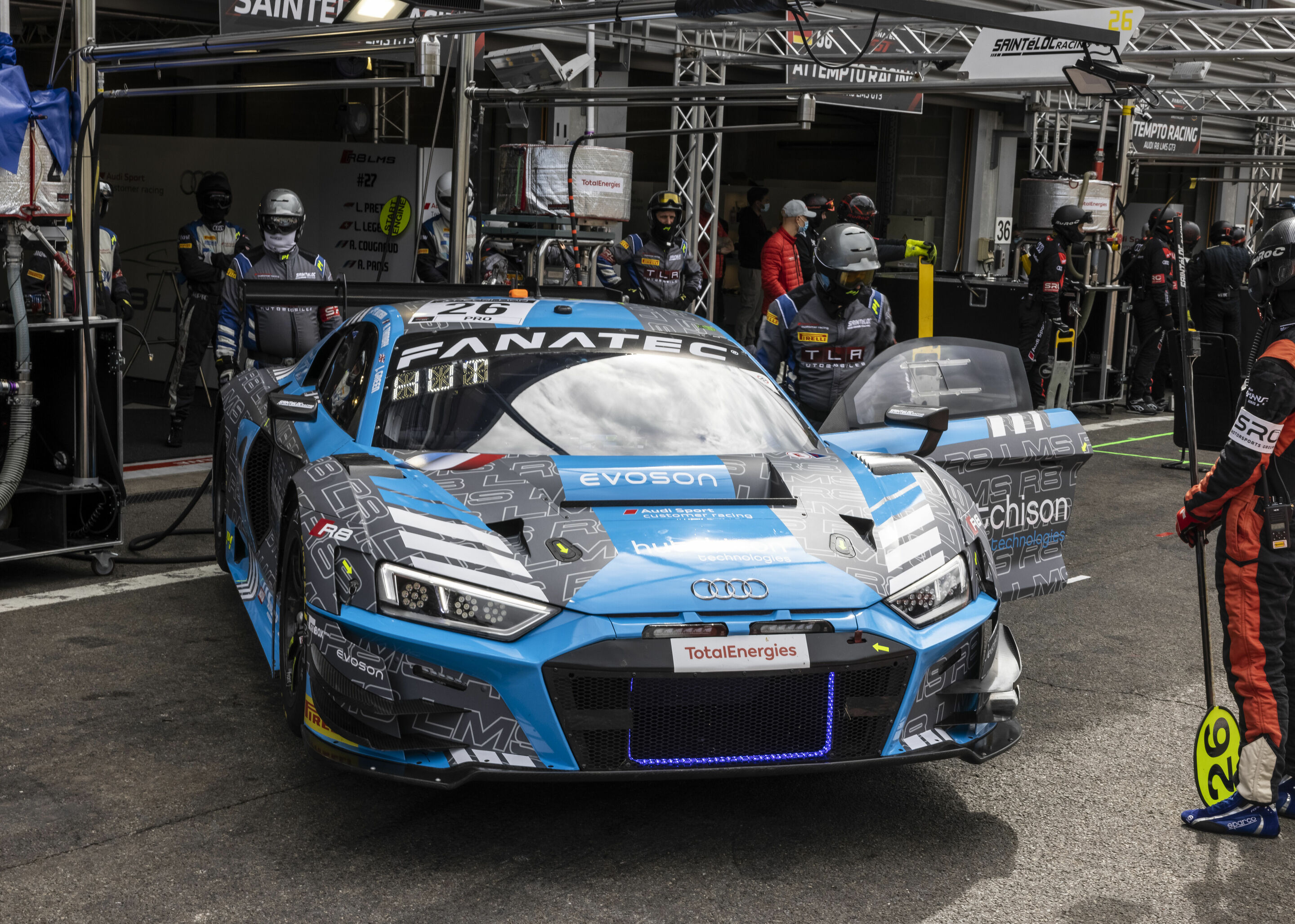 24h Spa 2021 - Audi R8 LMS #26 (Saintéloc Racing), Jamie Green/Finlay Hutchison/Adrien Tambay