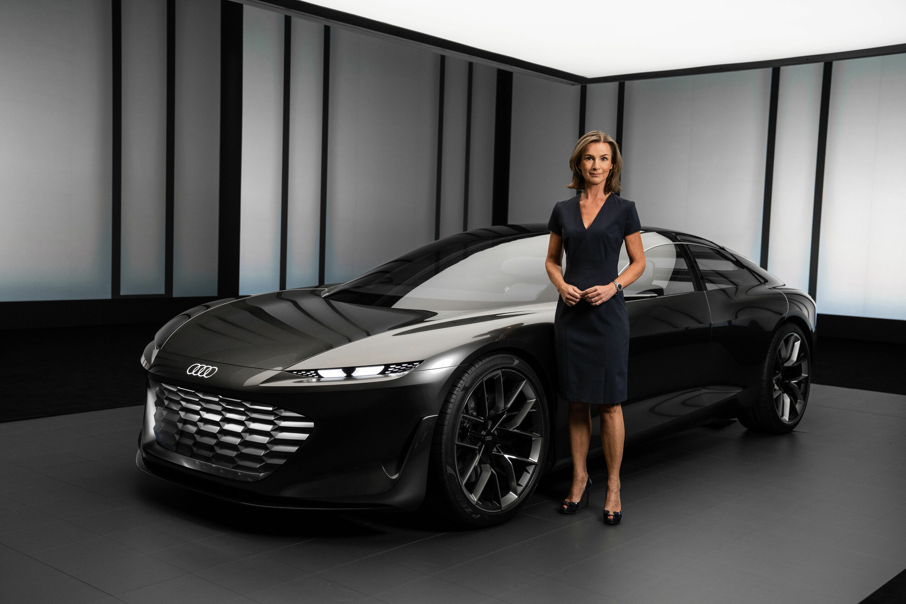 Weltpremiere Audi grandsphere concept – Celebration of Progress