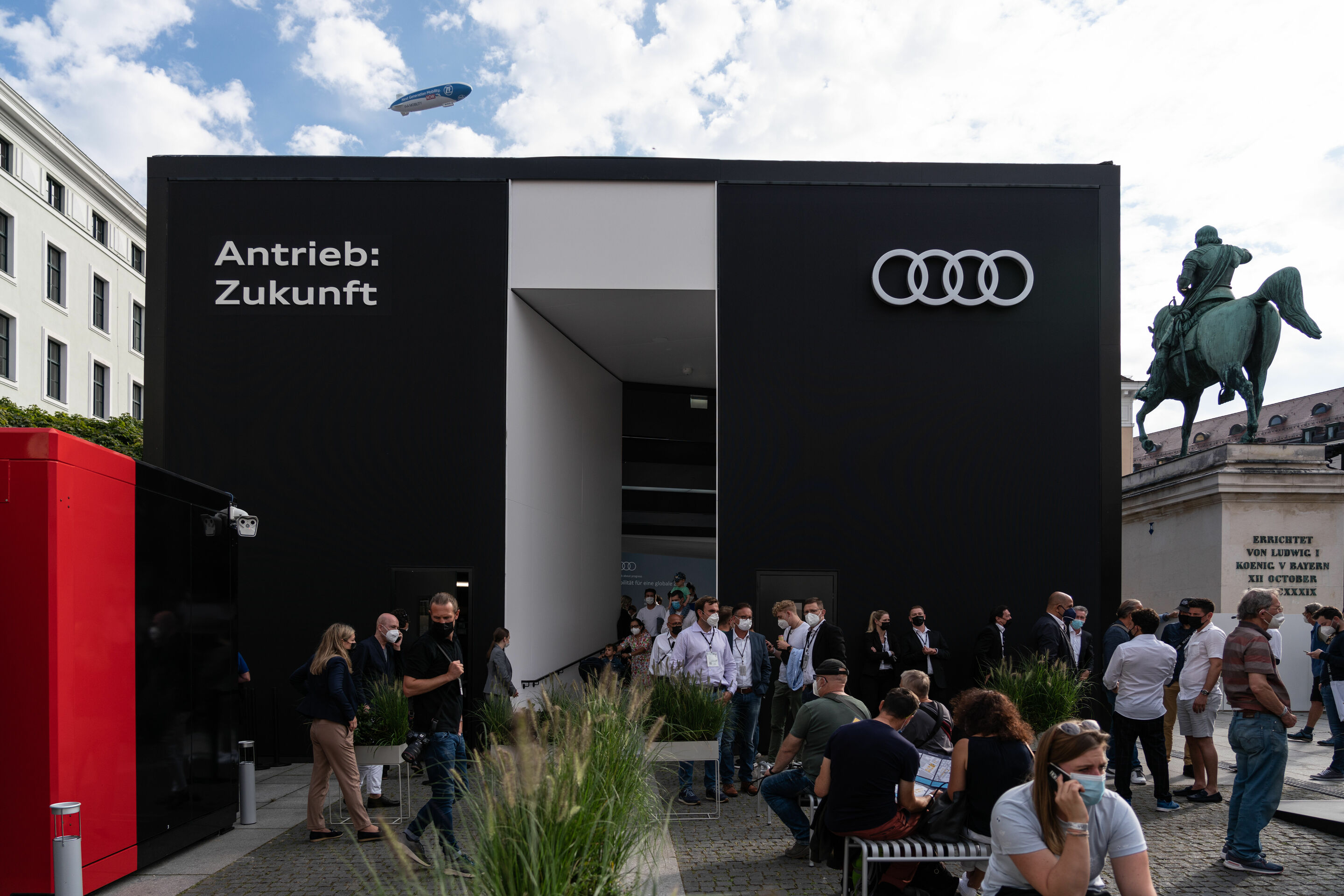 Impressionen des Audi-Auftritts bei der IAA Mobility 2021 in München