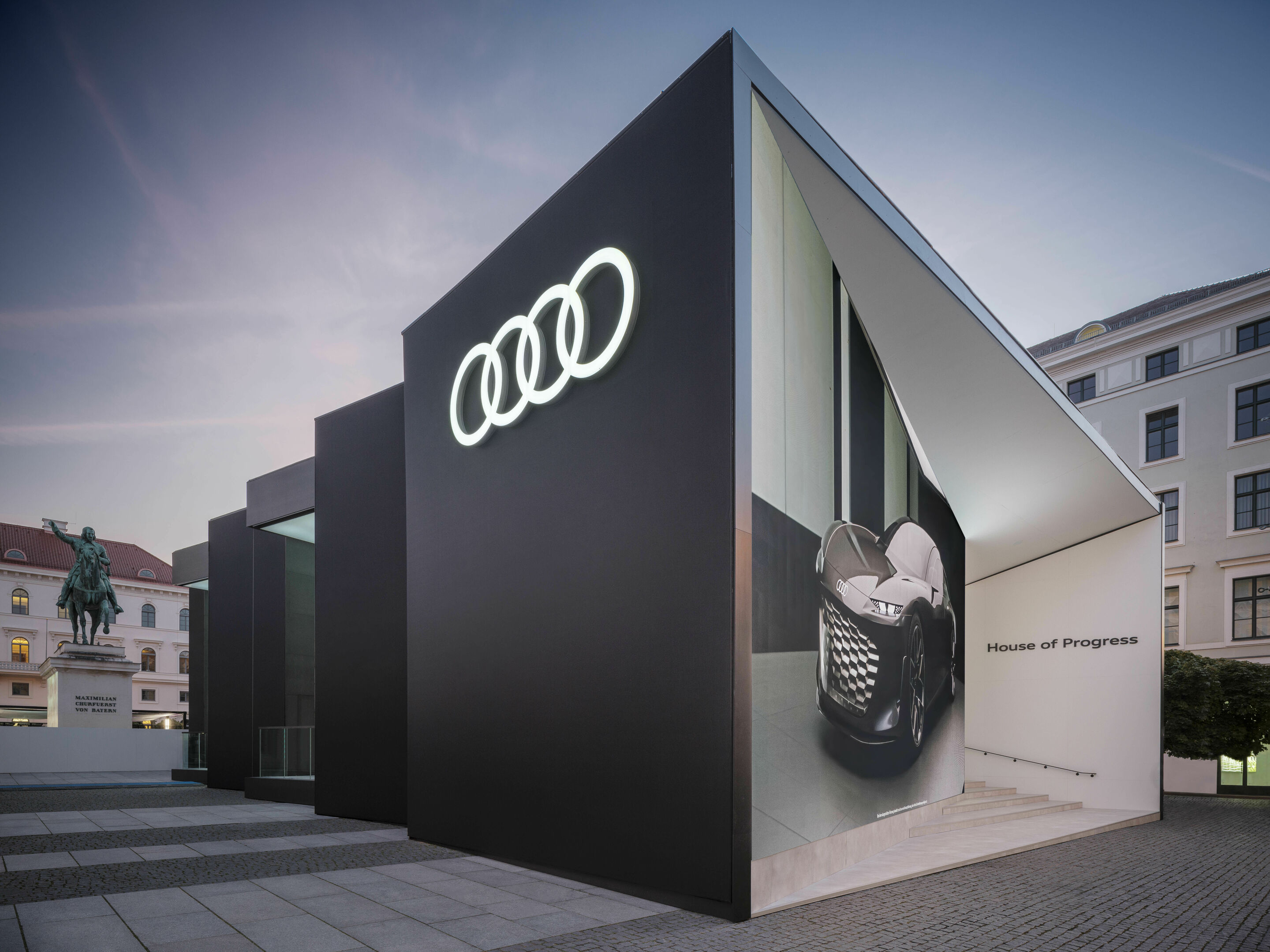 Impressions of Audi’s presentation at the IAA Mobility 2021 in Munich