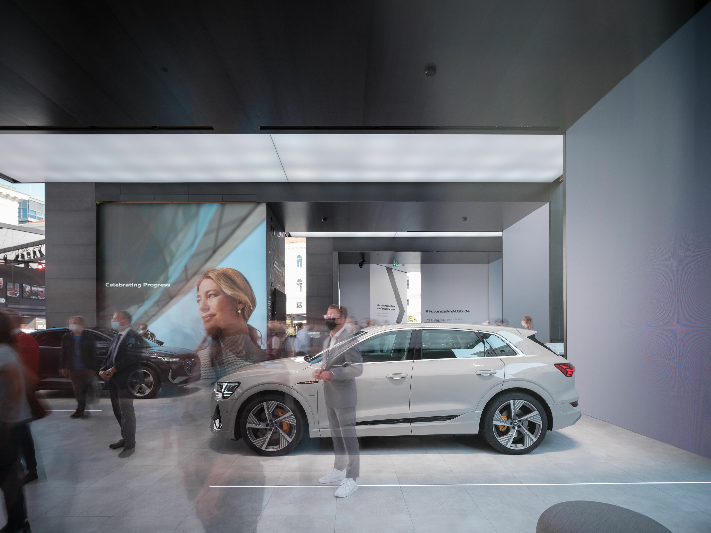 Impressions of Audi’s presentation at the IAA Mobility 2021 in Munich
