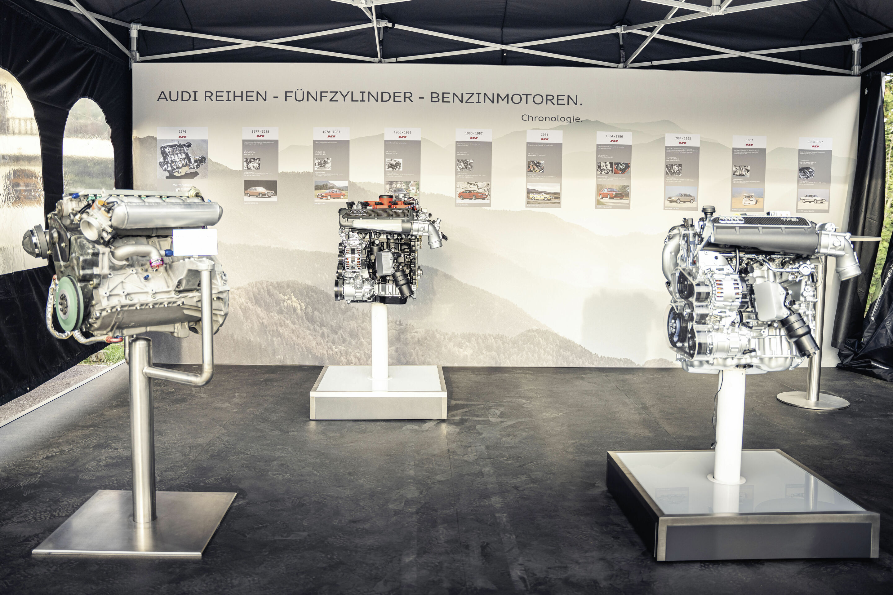 Kraftpakete: Fünfzylinder-Motoren bei Audi