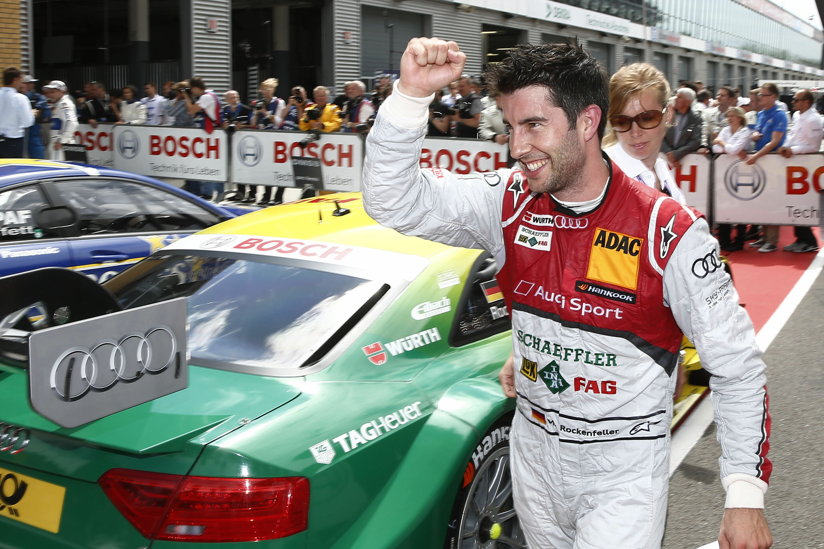 'Rocky' takes DTM lead for Audi