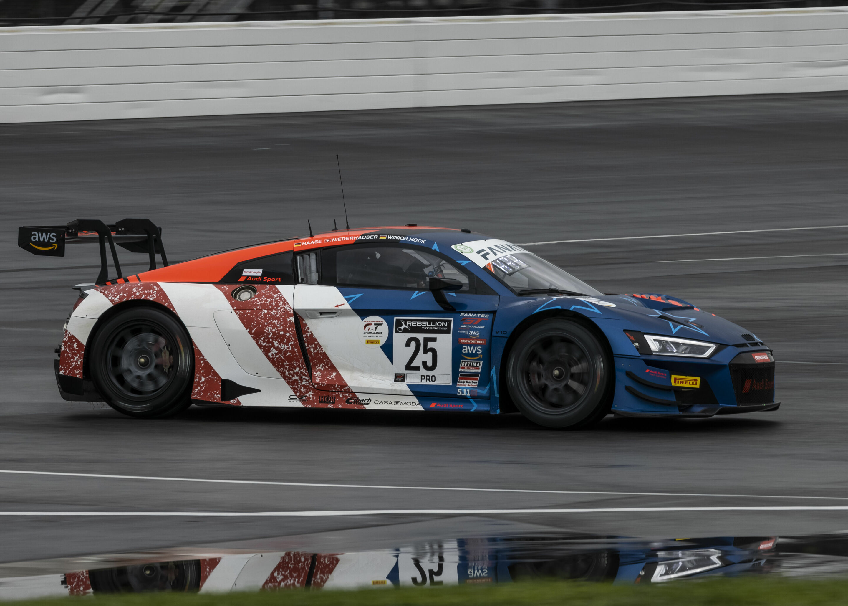 8h Indianapolis 2021 - Audi R8 LMS #25 (Audi Sport Team Saintéloc), Christopher Haase/Patric Niederhauser/Markus Winkelhock
