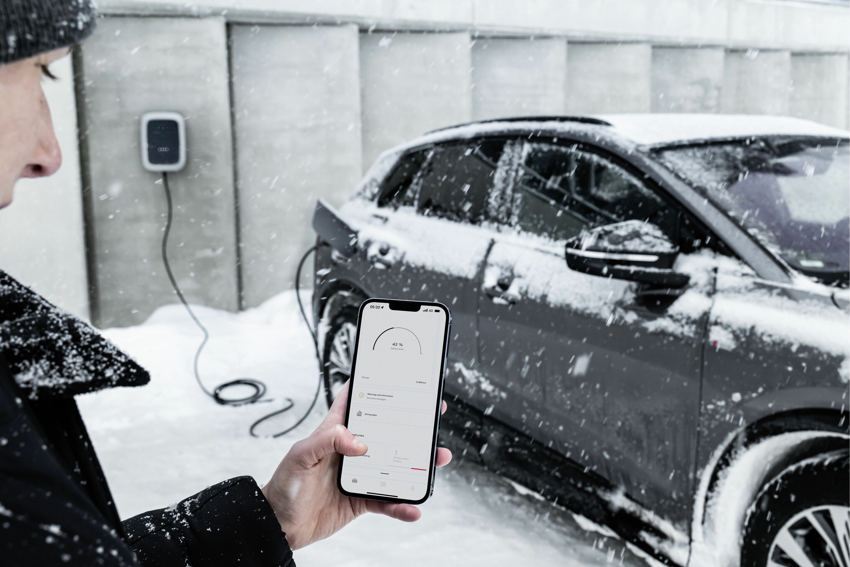 E-Mobilität im Winter: Intelligentes Thermomanagement bei Audi