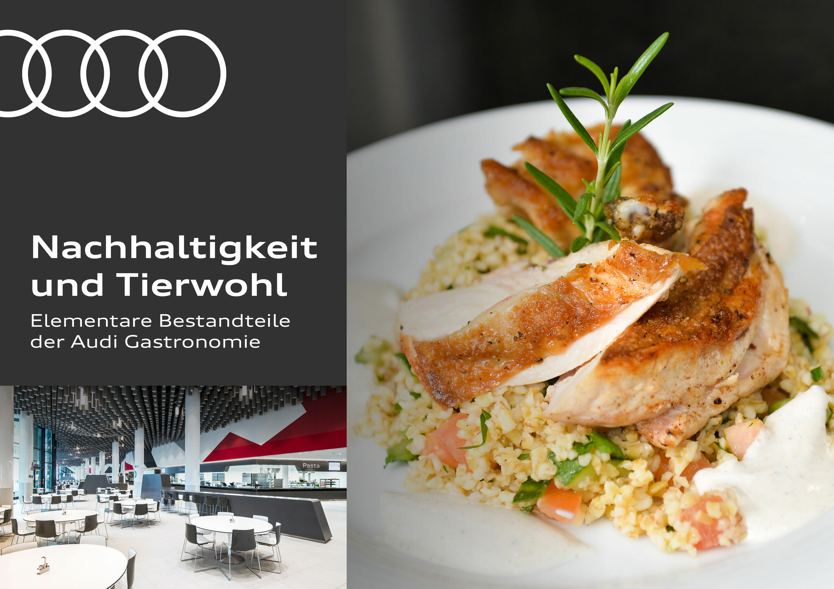 Nachhaltigkeit und Tierwohl als elementare Bestandteile der Audi Gastronomie