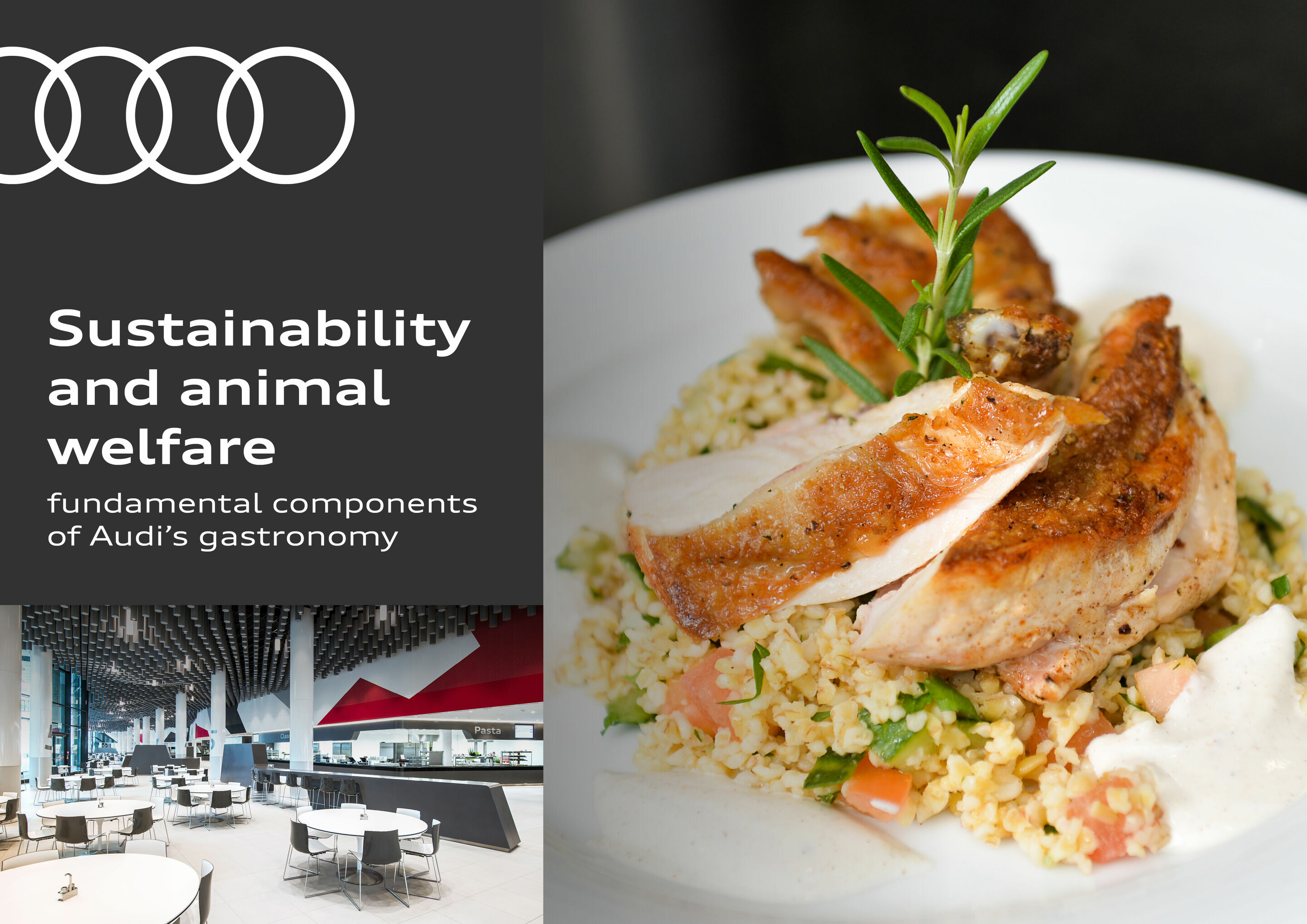 Sustainability and animal welfare as fundamental components of Audi’s gastronomy service