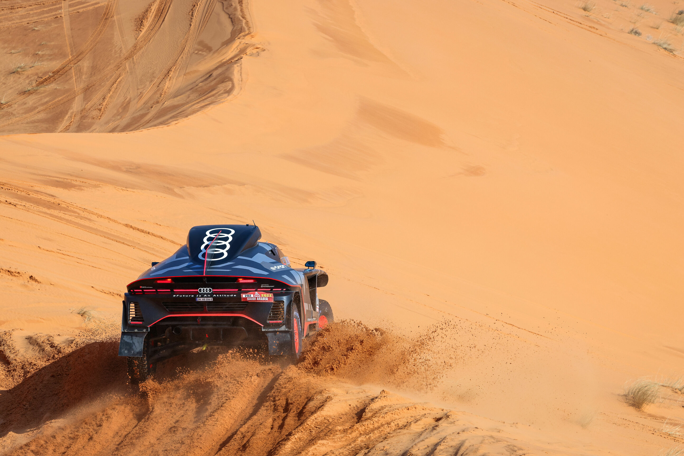 Rallye Dakar 2022 - Audi RS Q e-tron #202 (Team Audi Sport), Carlos Sainz/Lucas Cruz