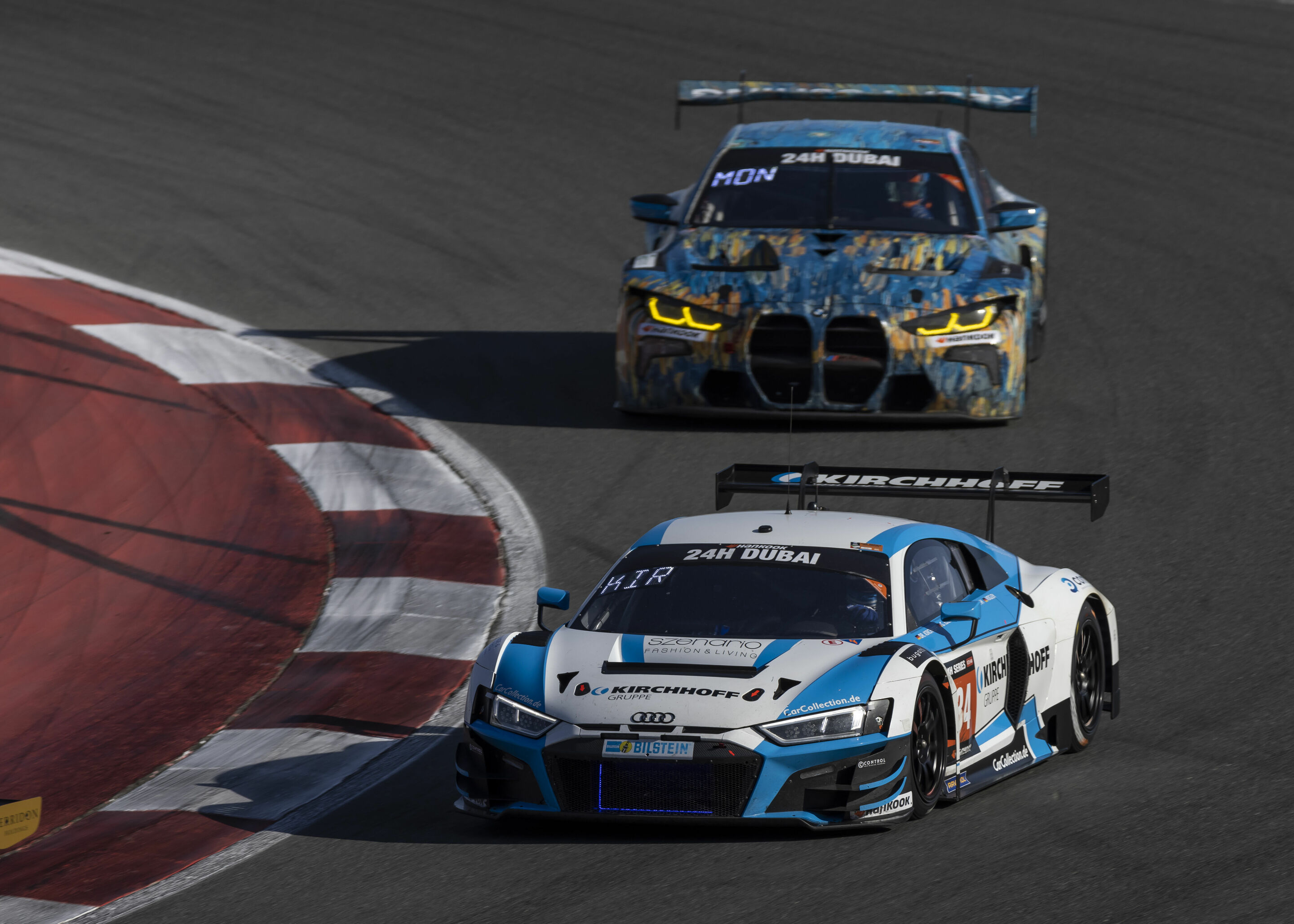 24h Dubai 2022 - Audi R8 LMS #34 (Car Collection Motorsport), Gustav Edelhoff/Max Edelhoff/Elmar Grimm/Dr. Johannes Kirchhoff/Ingo Vogler