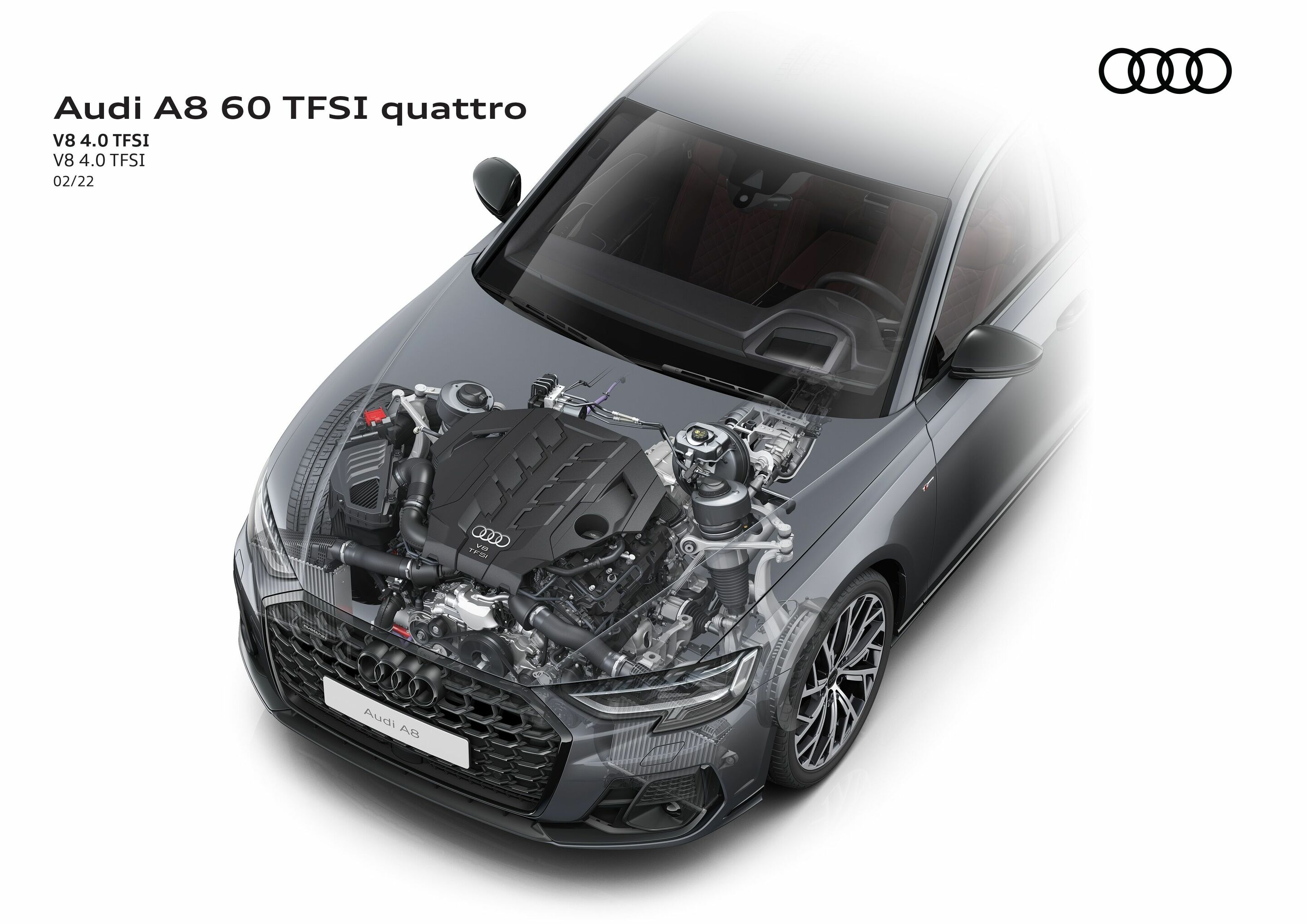 Illustration - Audi A8 60 TFSI quattro - V8 4.0 TFSI