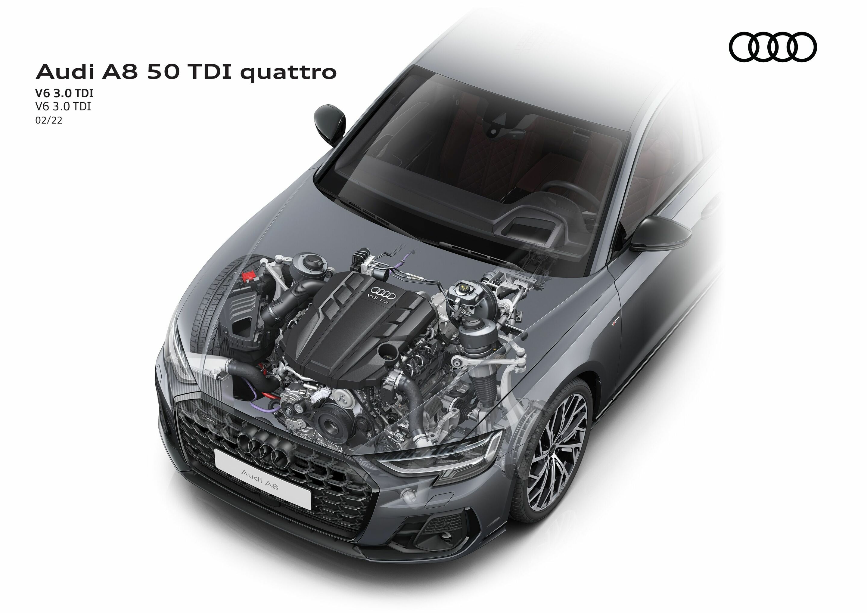 Illustration - Audi A8 50 TDI quattro - V6 3.0 TDI