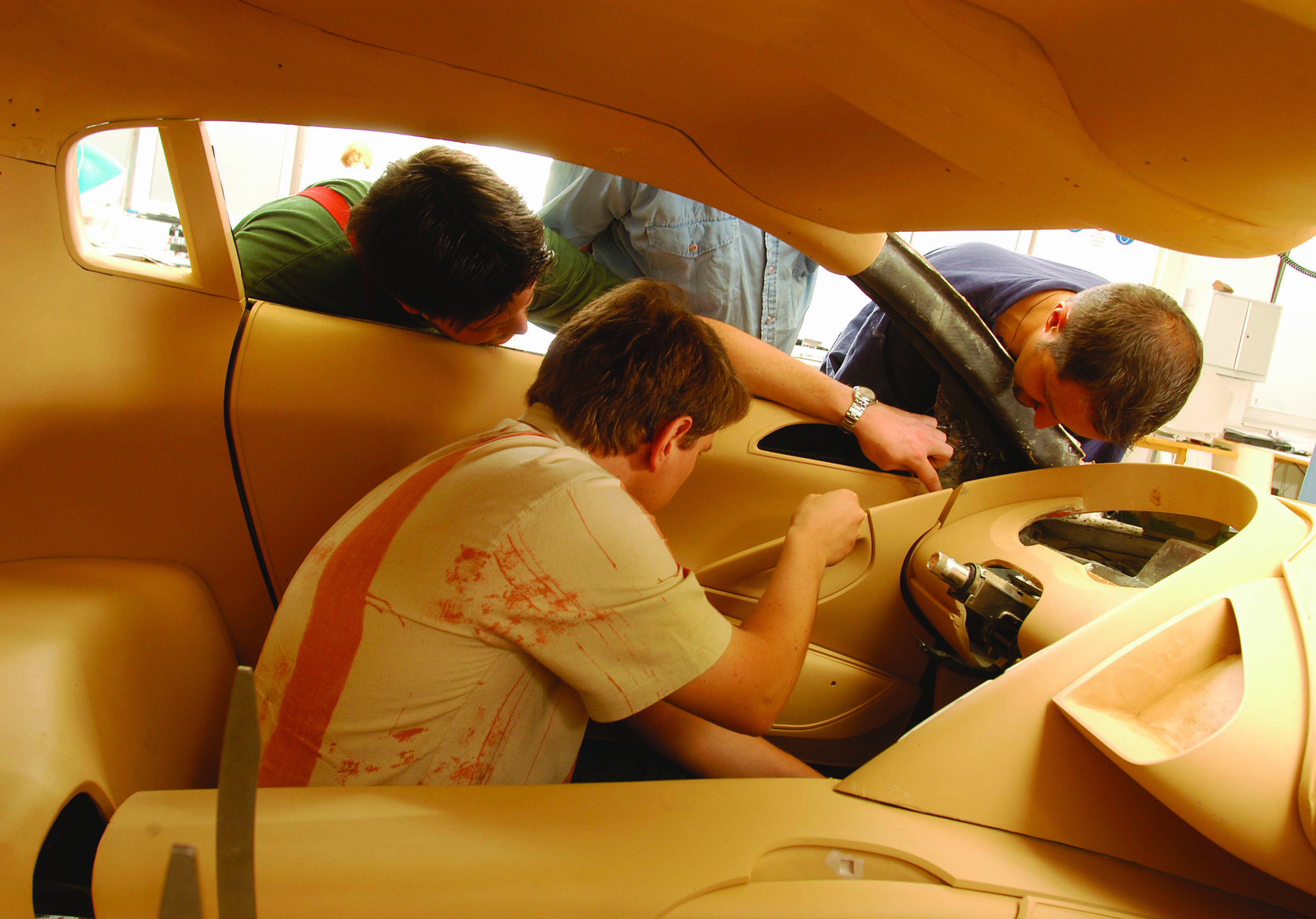 Making of des Audi Le Mans quattro: Der Innenraum nimmt Gestalt an