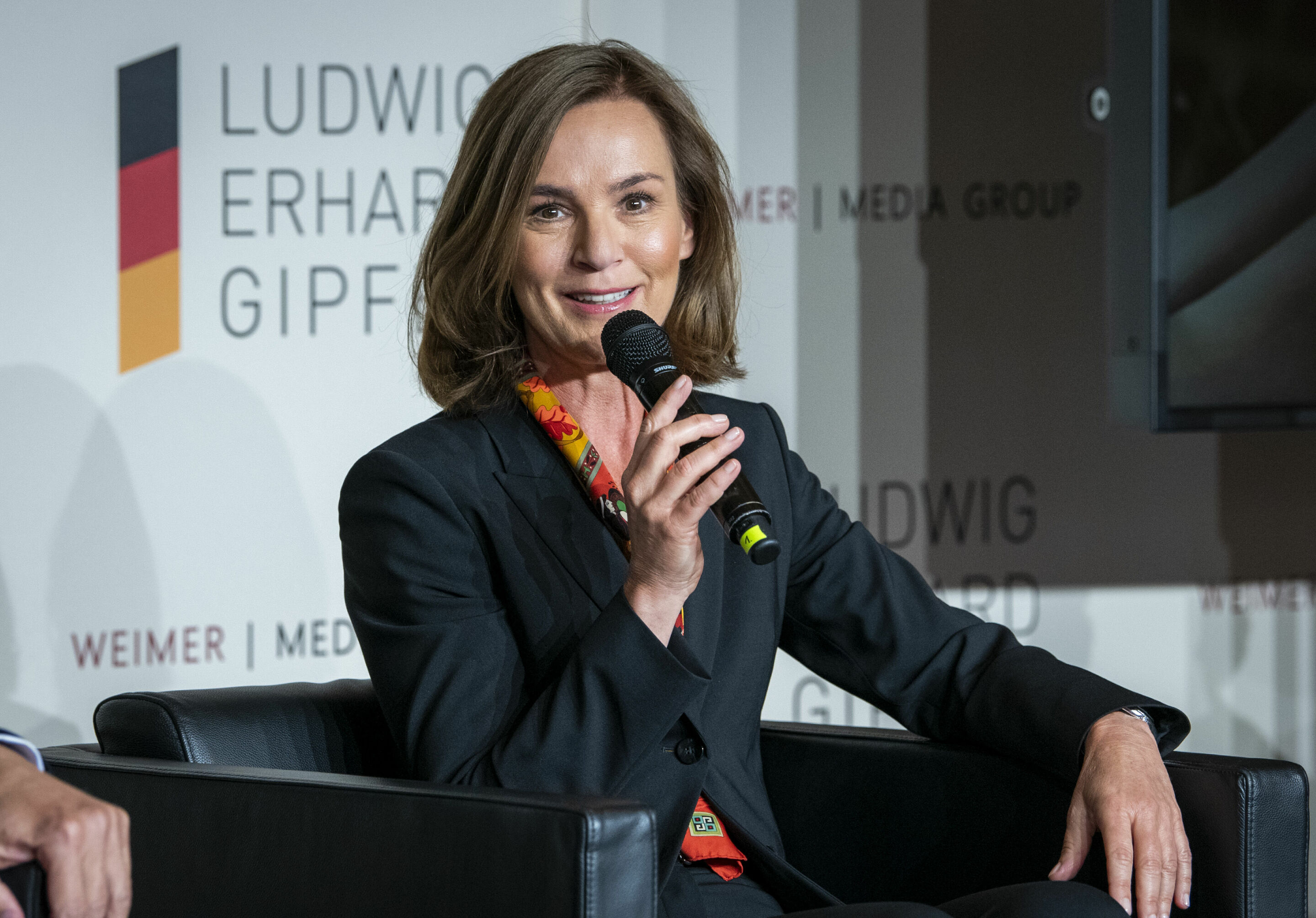 Hildegard Wortmann, Member of the Board of Management for Sales and Marketing, at the Ludwig Erhardt Summit