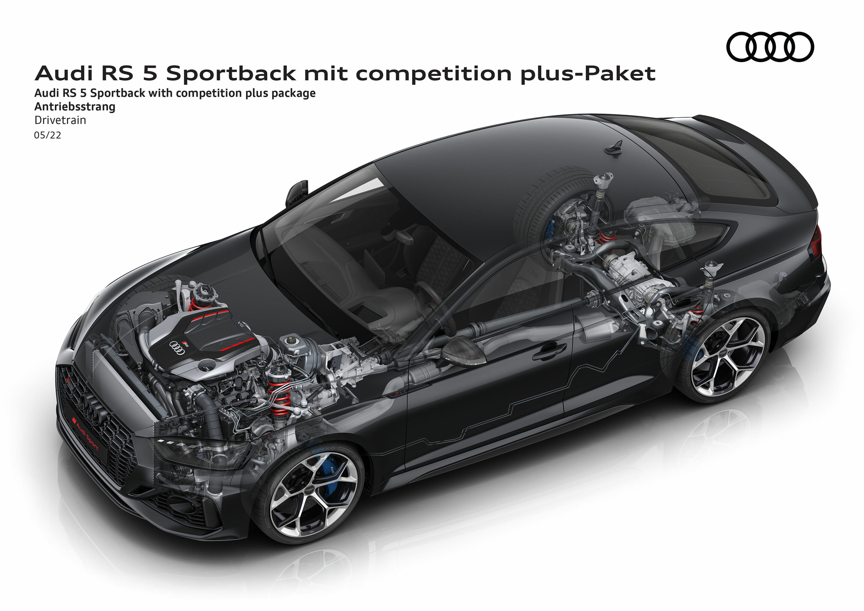 Illustration - Audi RS 5 Sportback with competition plus package - Drivetrain