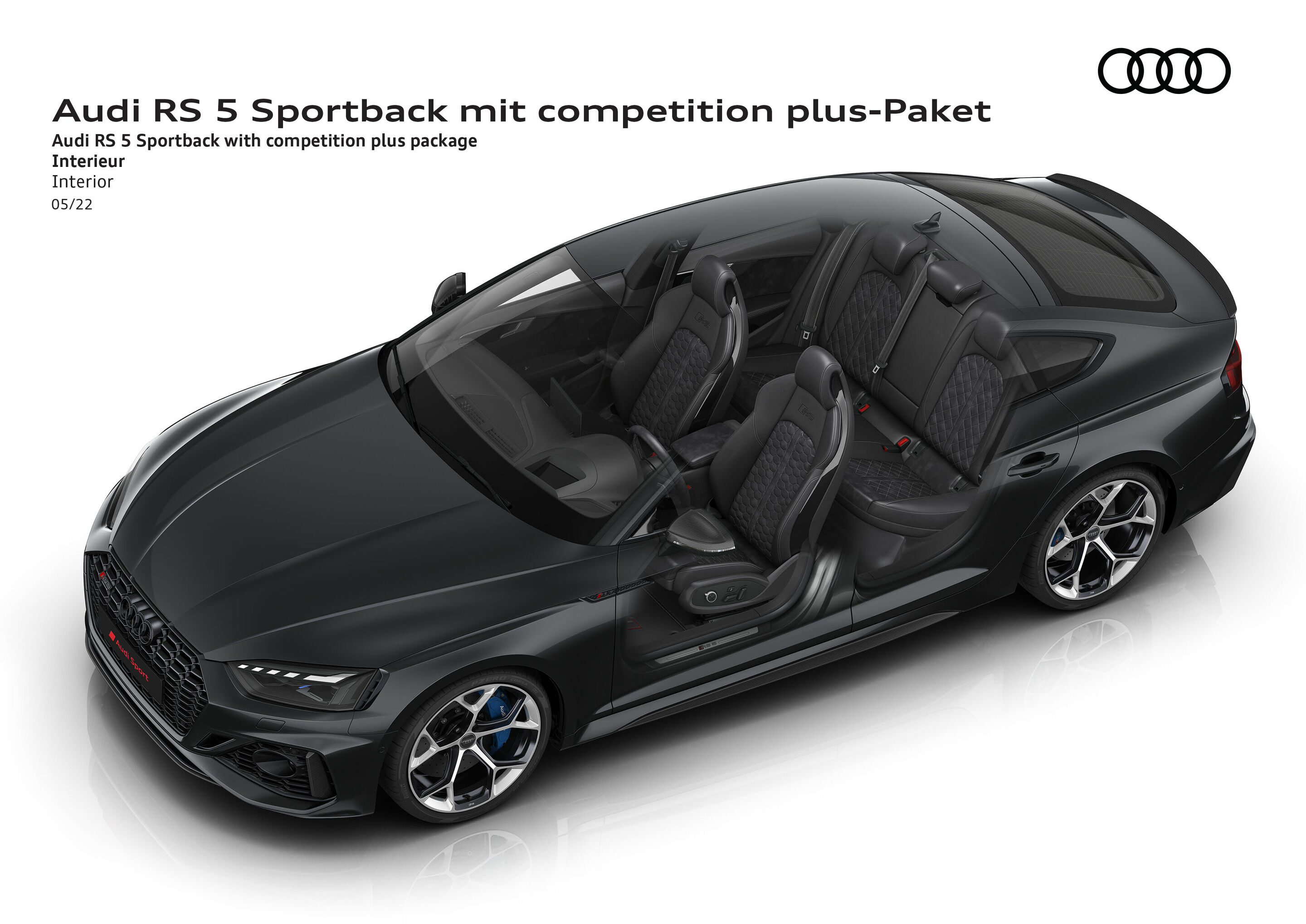 Illustration - Audi RS 5 Sportback with competition plus package - Interior