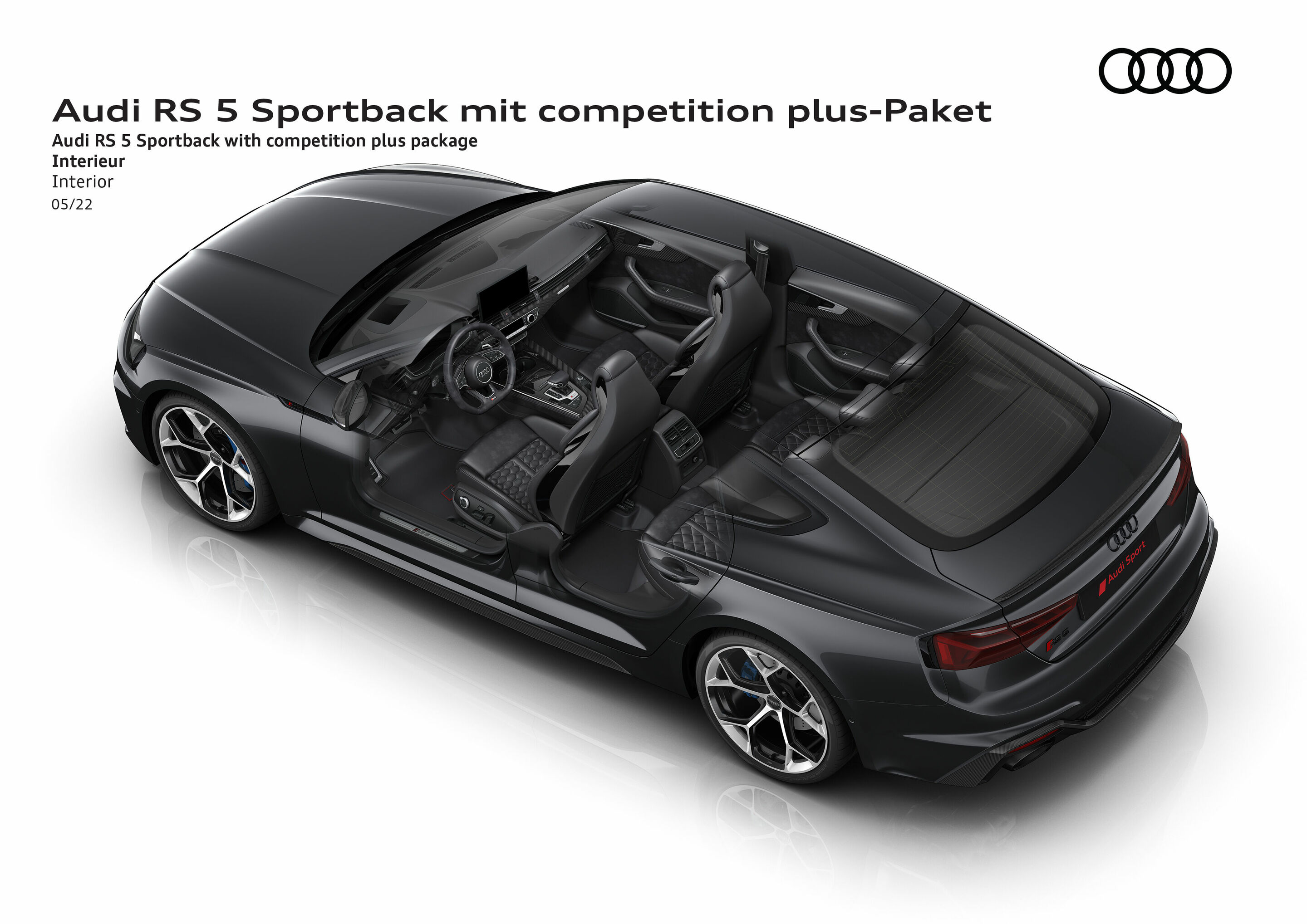 Illustration - Audi RS 5 Sportback with competition plus package - Interior
