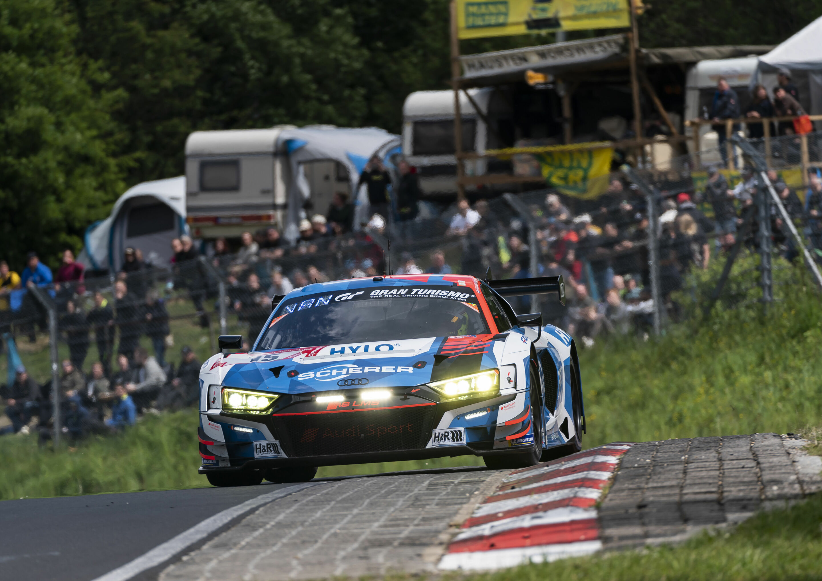 24h Nürburgring 2022 - Audi R8 LMS #15 (Audi Sport Team Phoenix), Robin Frijns/Kelvin van der Linde/Dries Vanthoor/Frédéric Vervisch