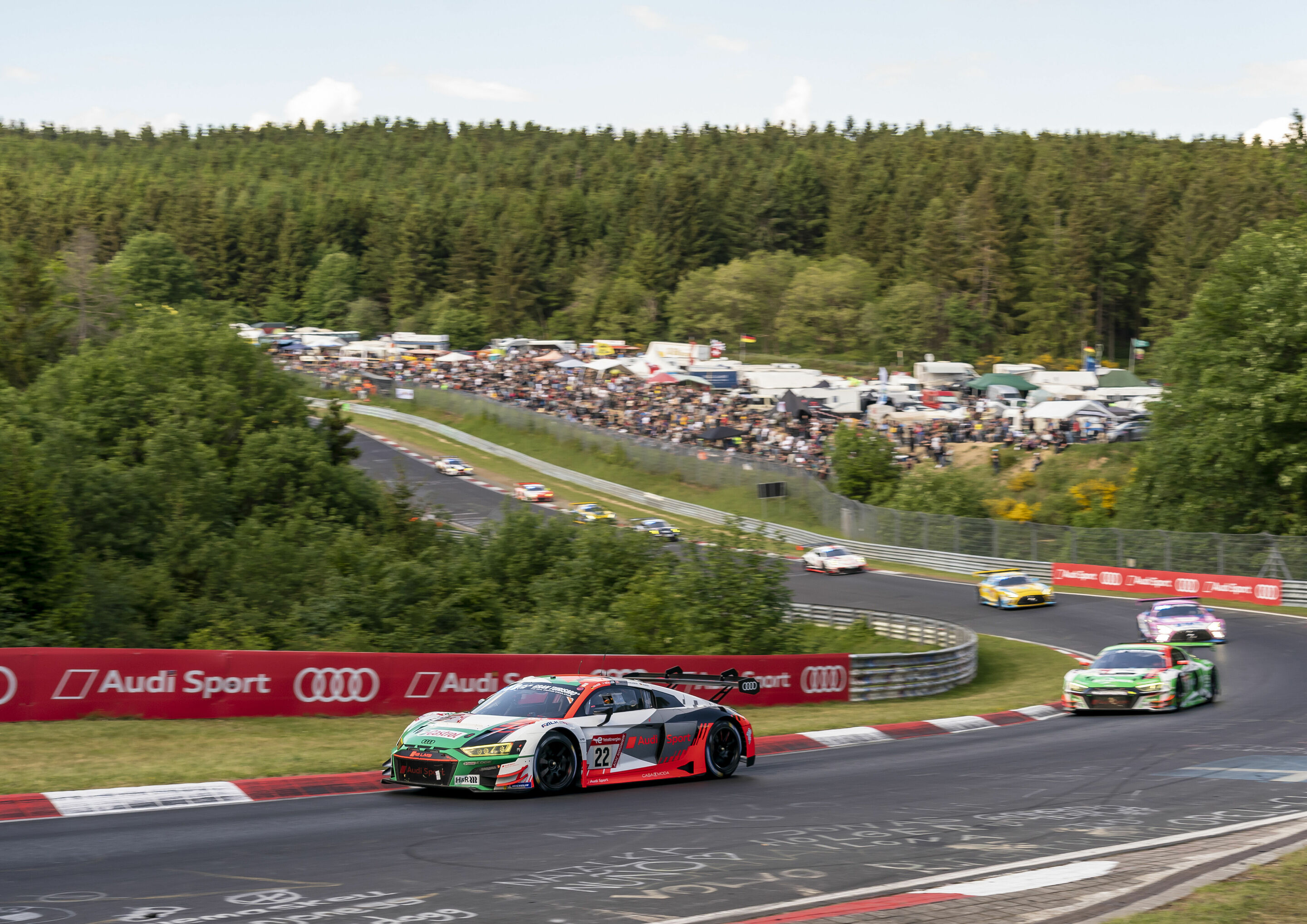 24h Nürburgring 2022 - Audi R8 LMS #22 (Audi Sport Team Car Collection), Christopher Haase/Nico Müller/Patric Niederhauser/René Rast