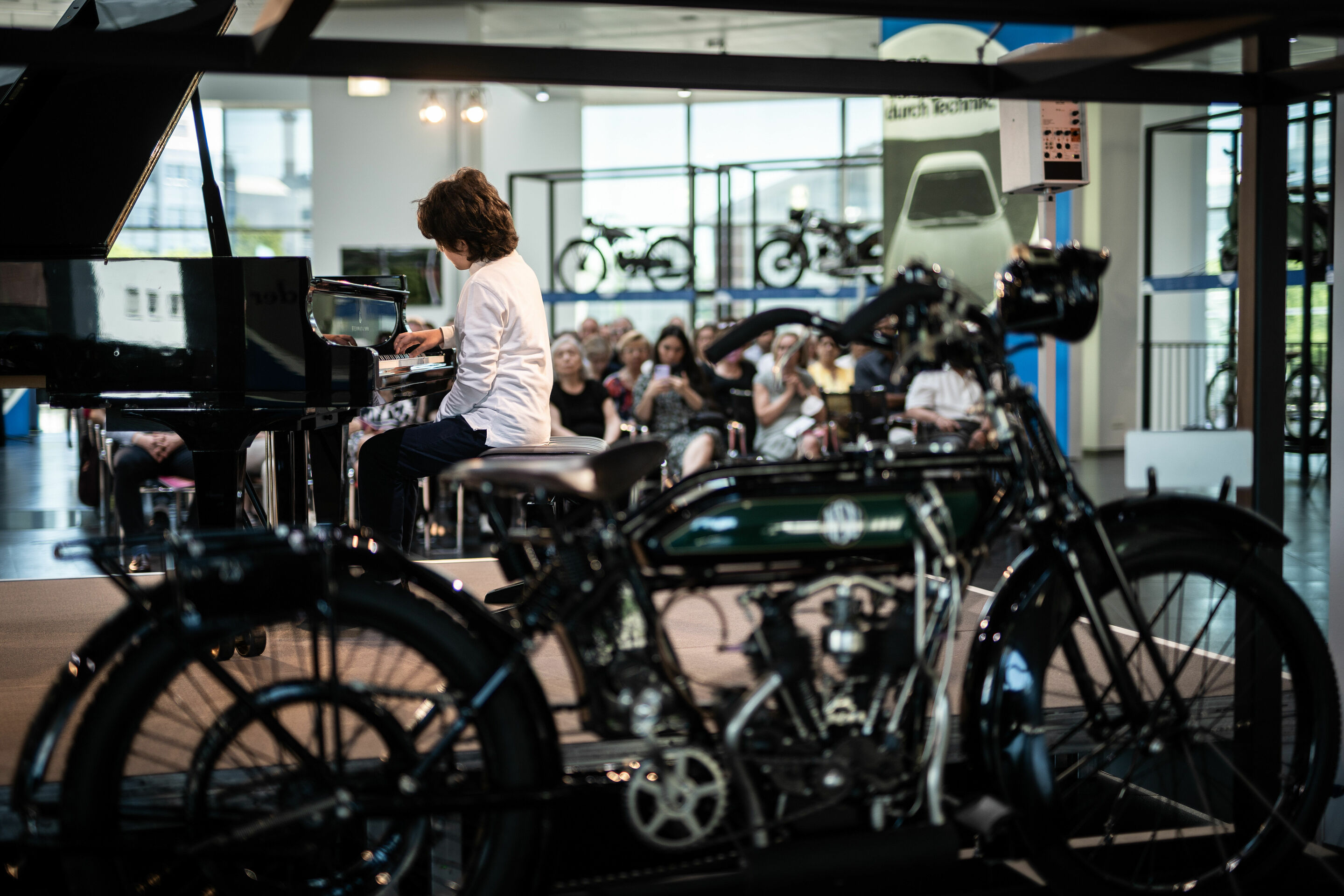 Audi Sommerkonzerte 2022 - Once-in-a-century miracle: Piano prodigy Tsotne Zedginidze at the Audi museum mobile at Audi Summer Concerts 2022