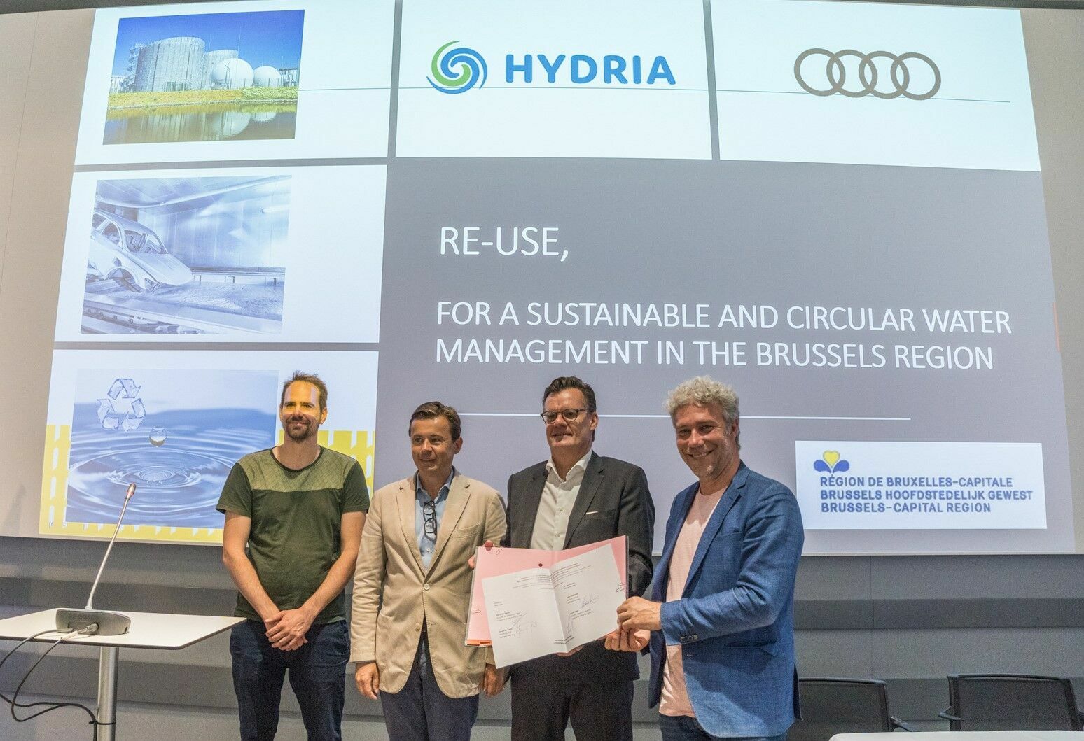 Water recycling at Audi Brussels – commitment to sustainable use of water resources
