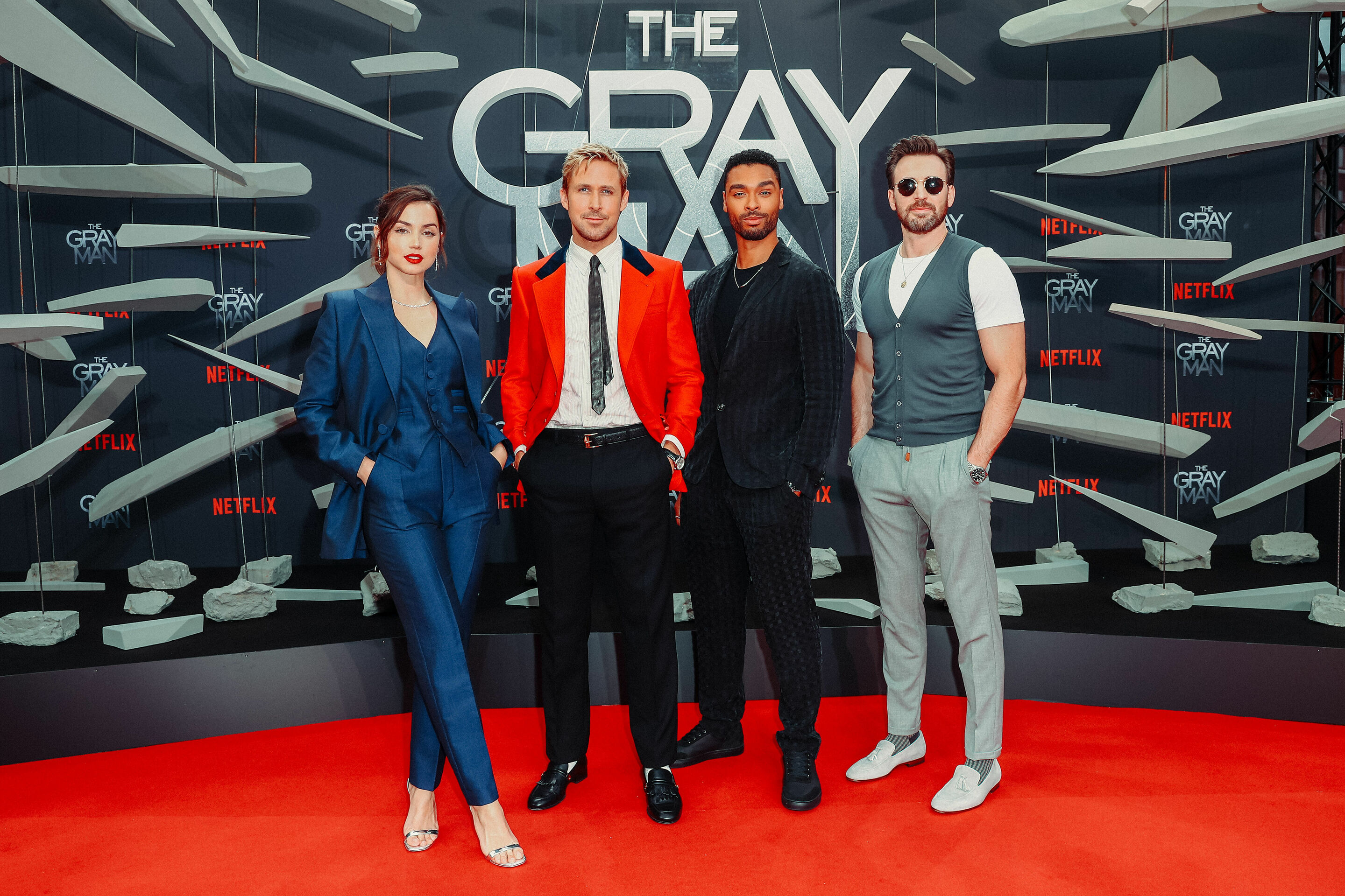 Audi Teams up with Netflix on “The Gray Man” as the Official Automotive Brand featured in the Film - Audi at the film premiere of "The Gray Man" in Berlin – Directors Joe and Anthony Russo drove to the film premiere with the Audi RS e-tron GT and its...