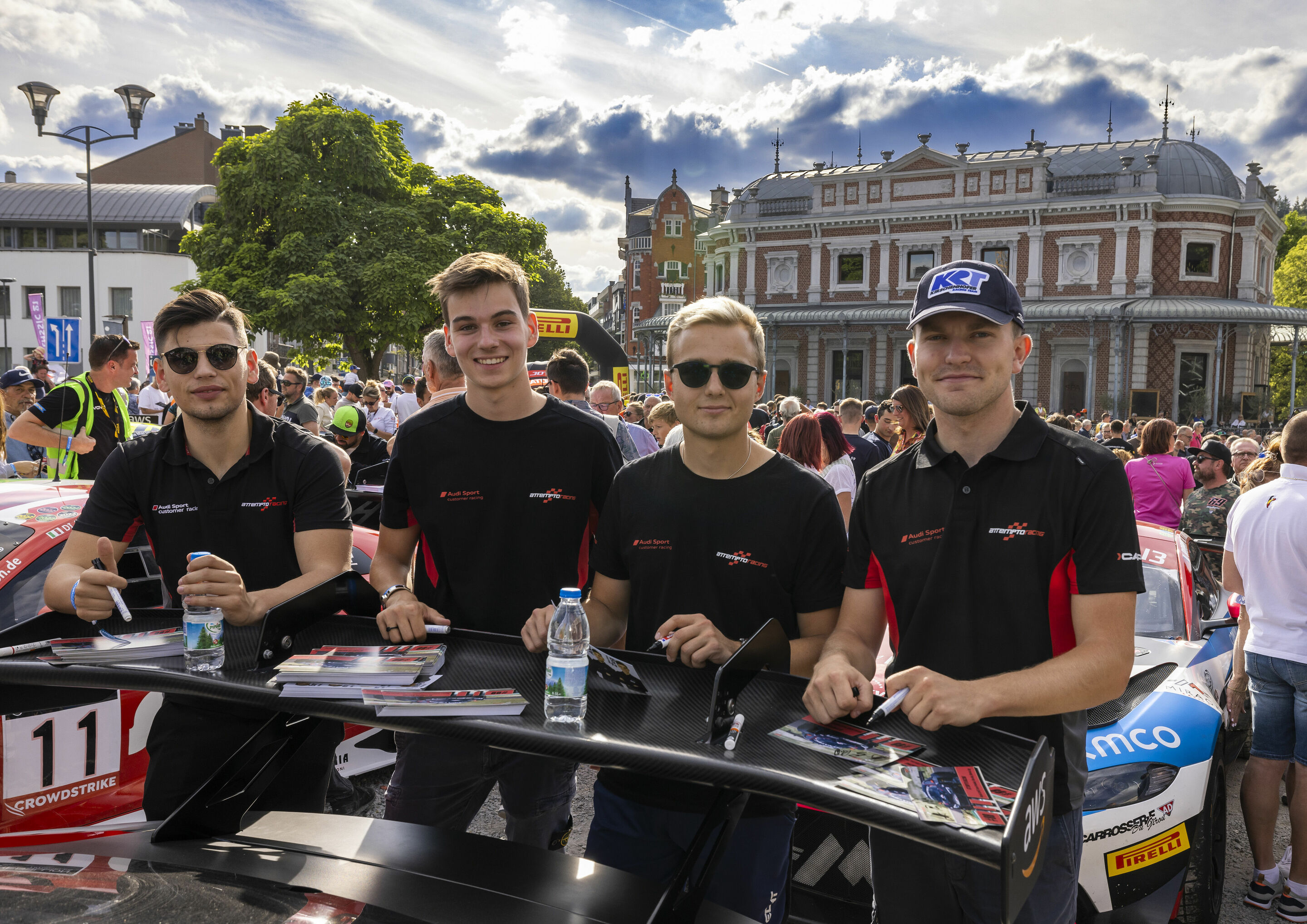 24h Spa 2022 - Audi R8 LMS #99 (Attempto Racing), Alex Aka/Juuso Puhakka/Nicolas Schöll/Marius Zug