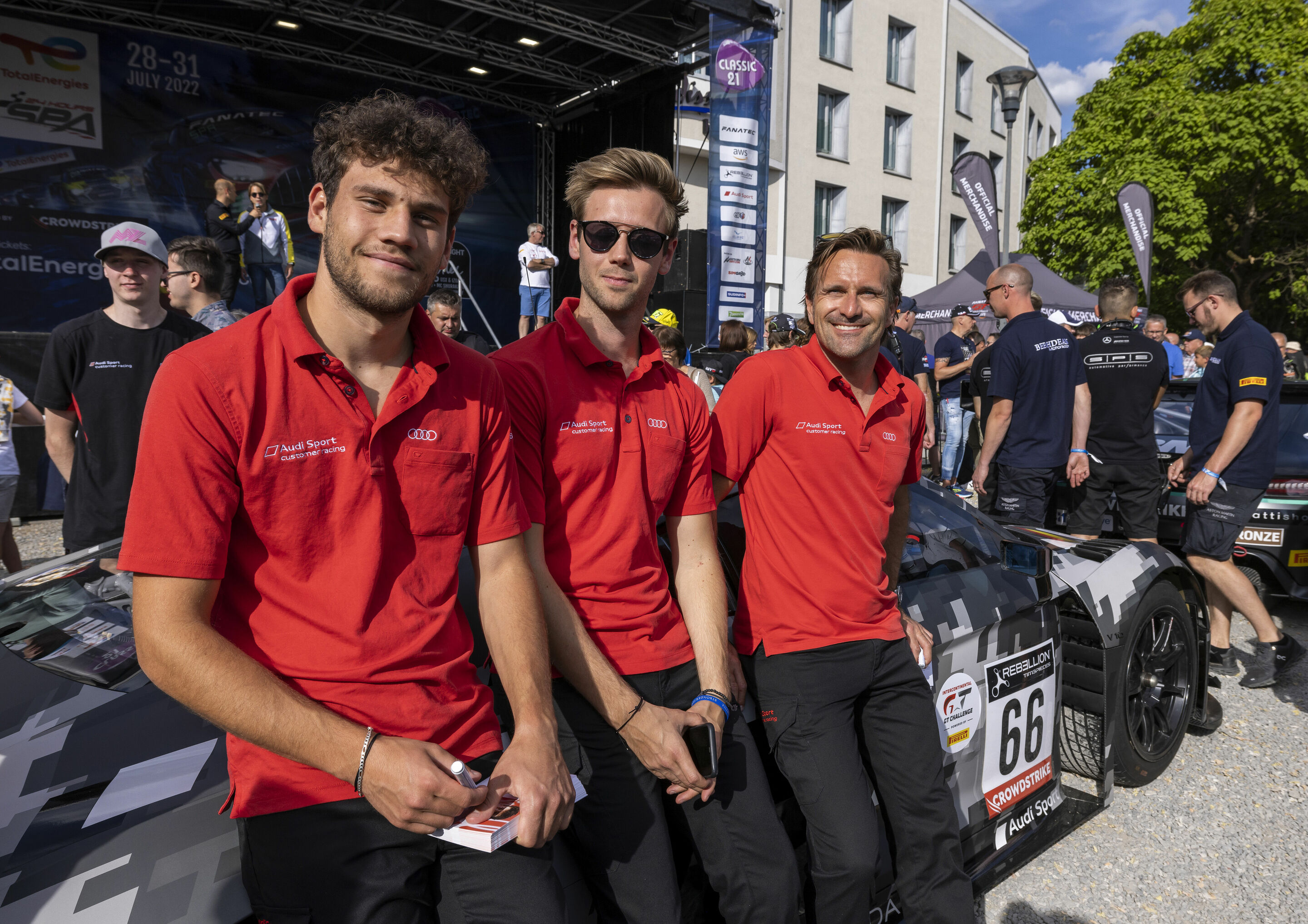 24h Spa 2022 - Audi R8 LMS #66 (Audi Sport Team Attempto), Ricardo Feller/Dennis Marschall/Markus Winkelhock