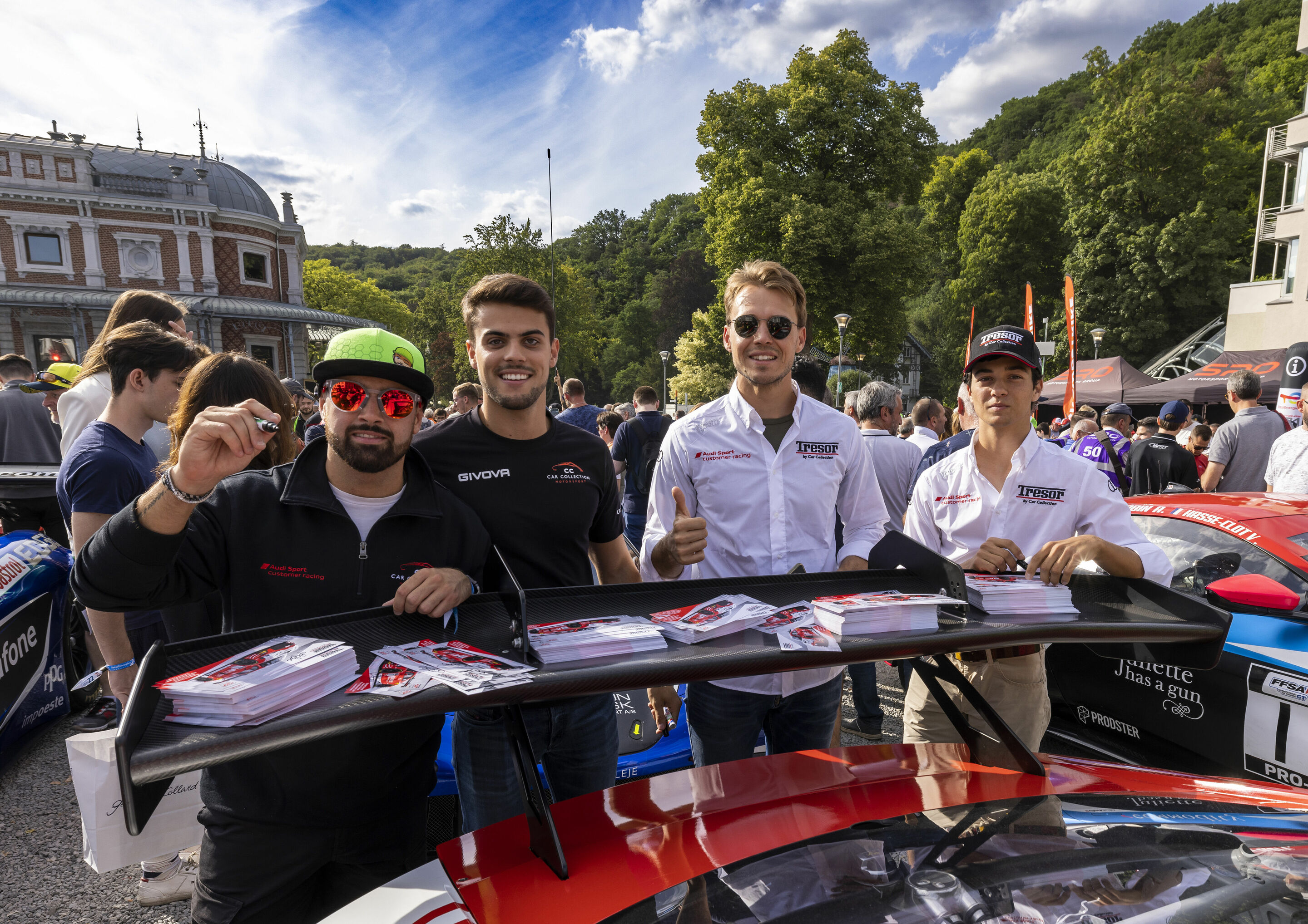24h Spa 2022 - Audi R8 LMS #11 (Tresor by Car Collection), Daniele di Amato/Alberto di Folco/Pierre-Alexandre Jean/Lorenzo Patrese