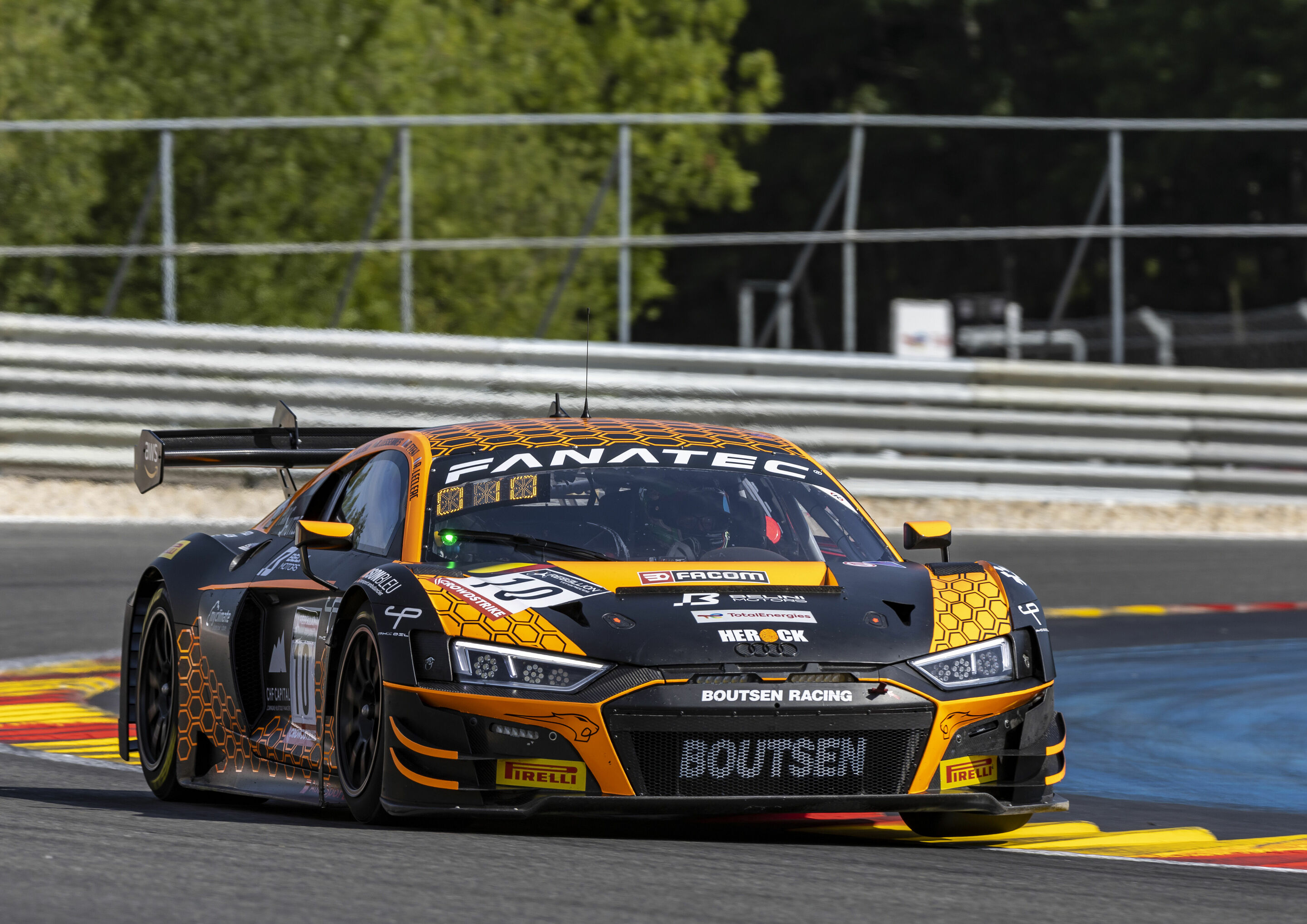 24h Spa 2022 - Audi R8 LMS #10 (Boutsen Racing), Adam Eteki/Karim Ojjeh/Antoine Leclerc/Benjamin Lessennes