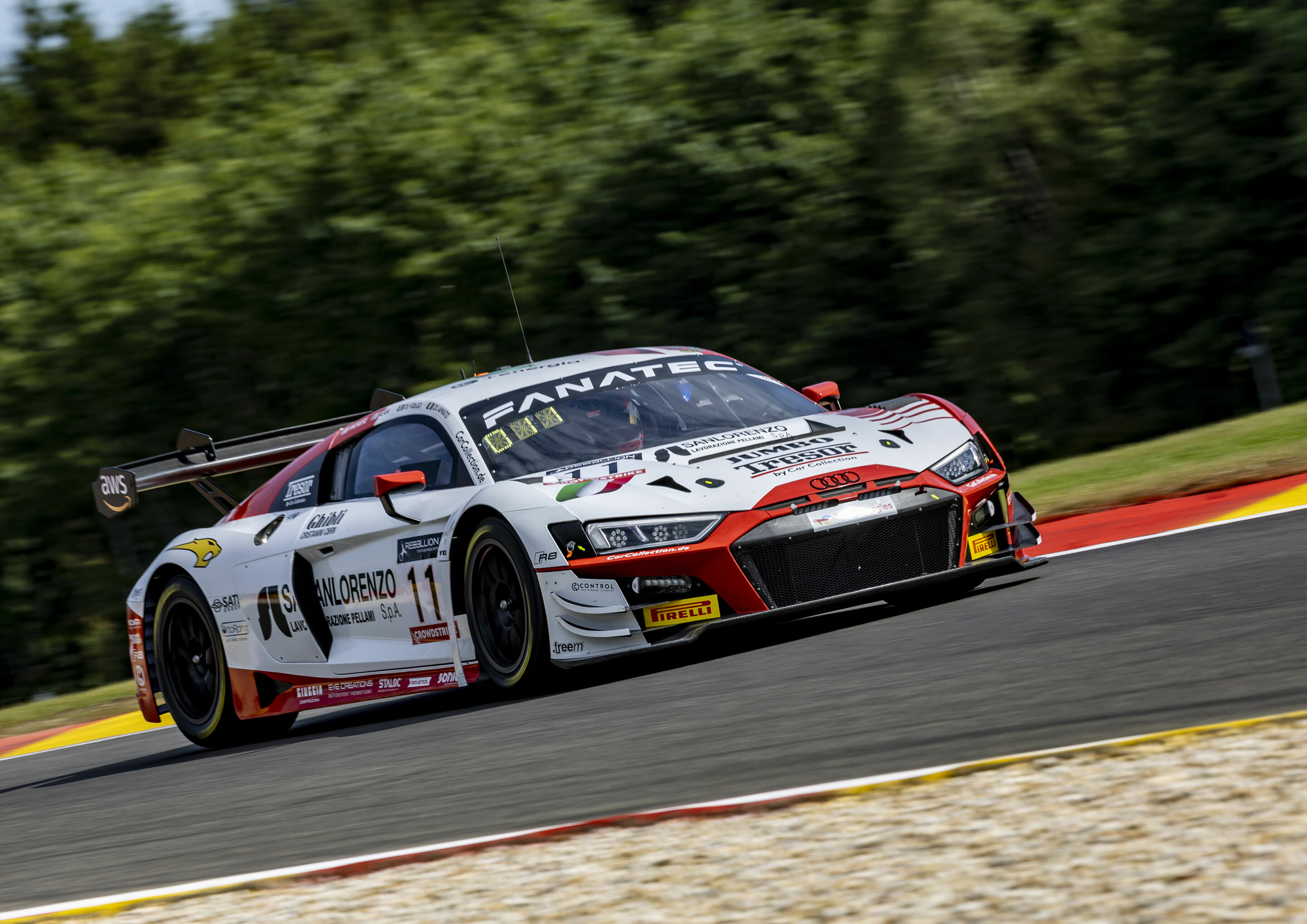 24h Spa 2022 - Audi R8 LMS #11 (Tresor by Car Collection), Daniele di Amato/Alberto di Folco/Pierre-Alexandre Jean/Lorenzo Patrese