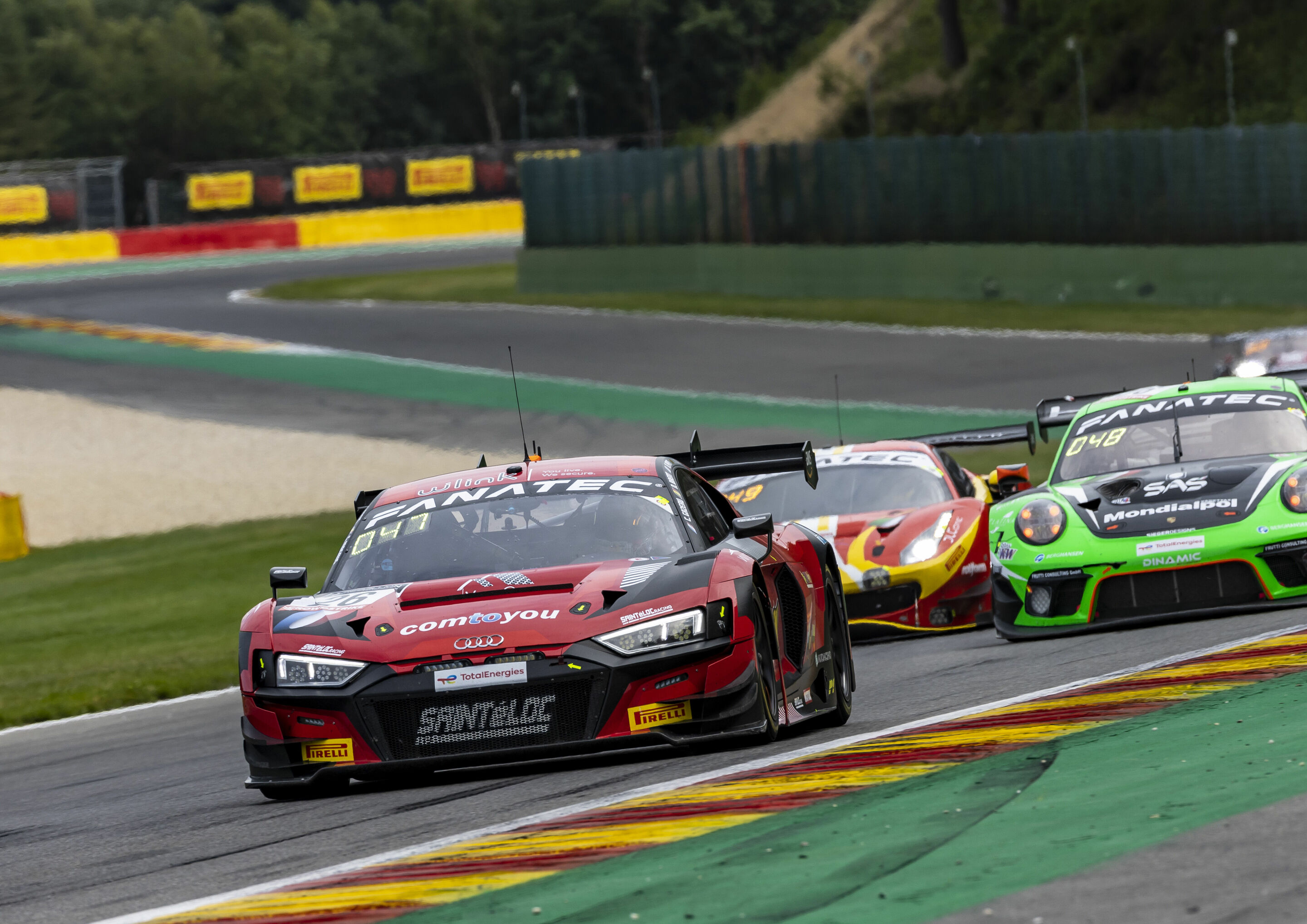 24h Spa 2022 - Audi R8 LMS #26 (Saintéloc Junior Team), Nicolas Baert/César Gazeau/Gilles Magnus/Aurélien Panis