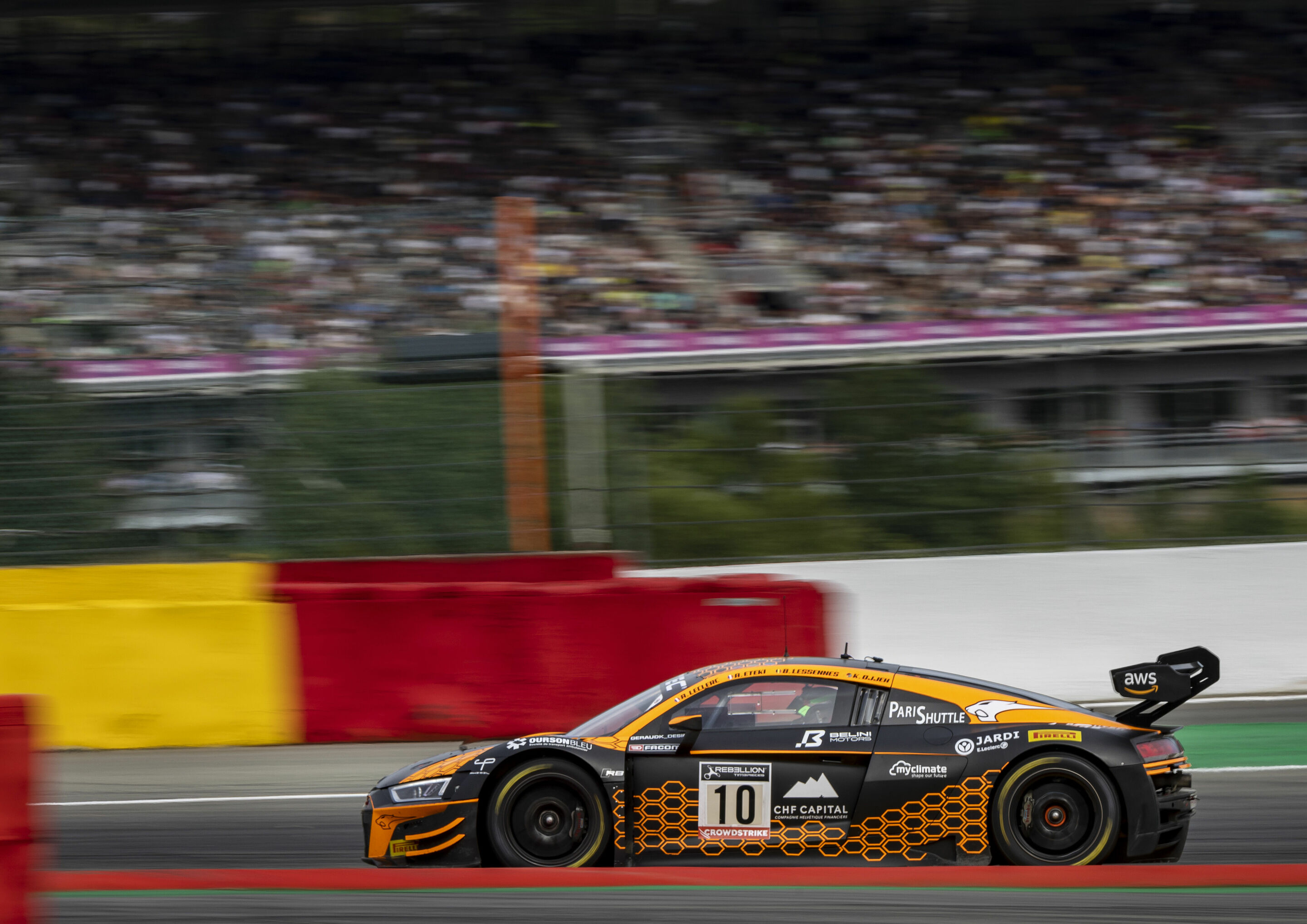24h Spa 2022 - Audi R8 LMS #10 (Boutsen Racing), Adam Eteki/Karim Ojjeh/Antoine Leclerc/Benjamin Lessennes