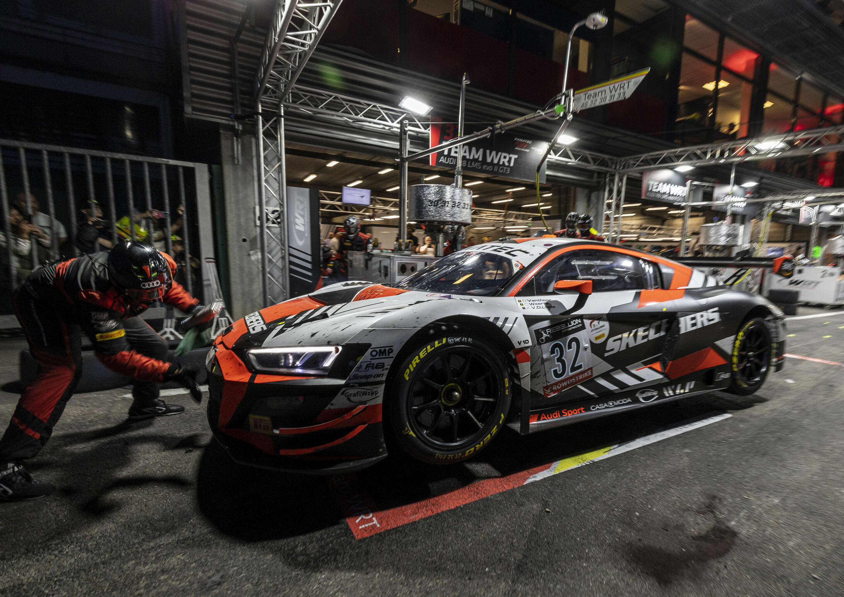 24h Spa 2022 - Audi R8 LMS #32 (Audi Sport Team WRT), Kelvin van der Linde/Dries Vanthoor/Charles Weerts