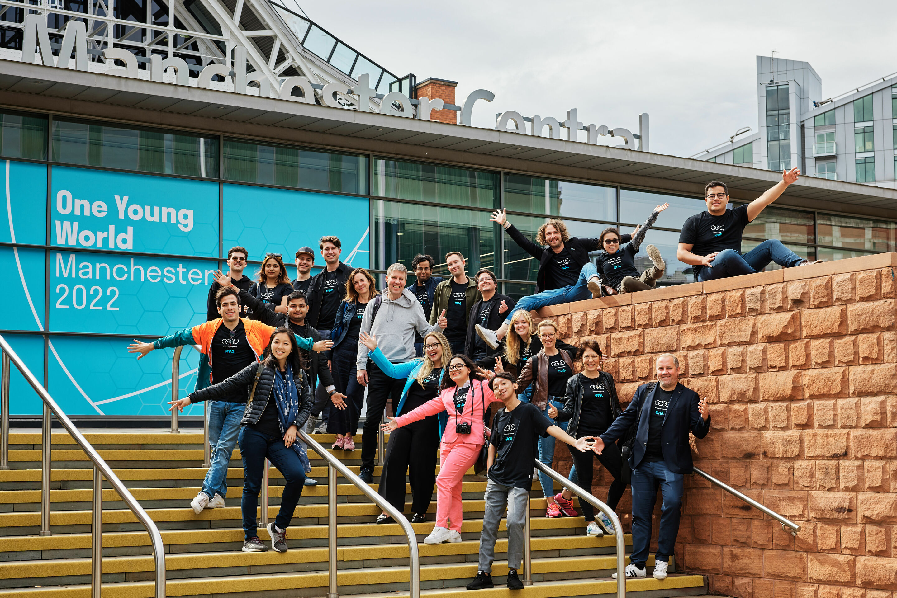 Visions of the future in Manchester: Audi brings young talents to the One Young World Summit - Audi brings young talents to the One Young World Summit