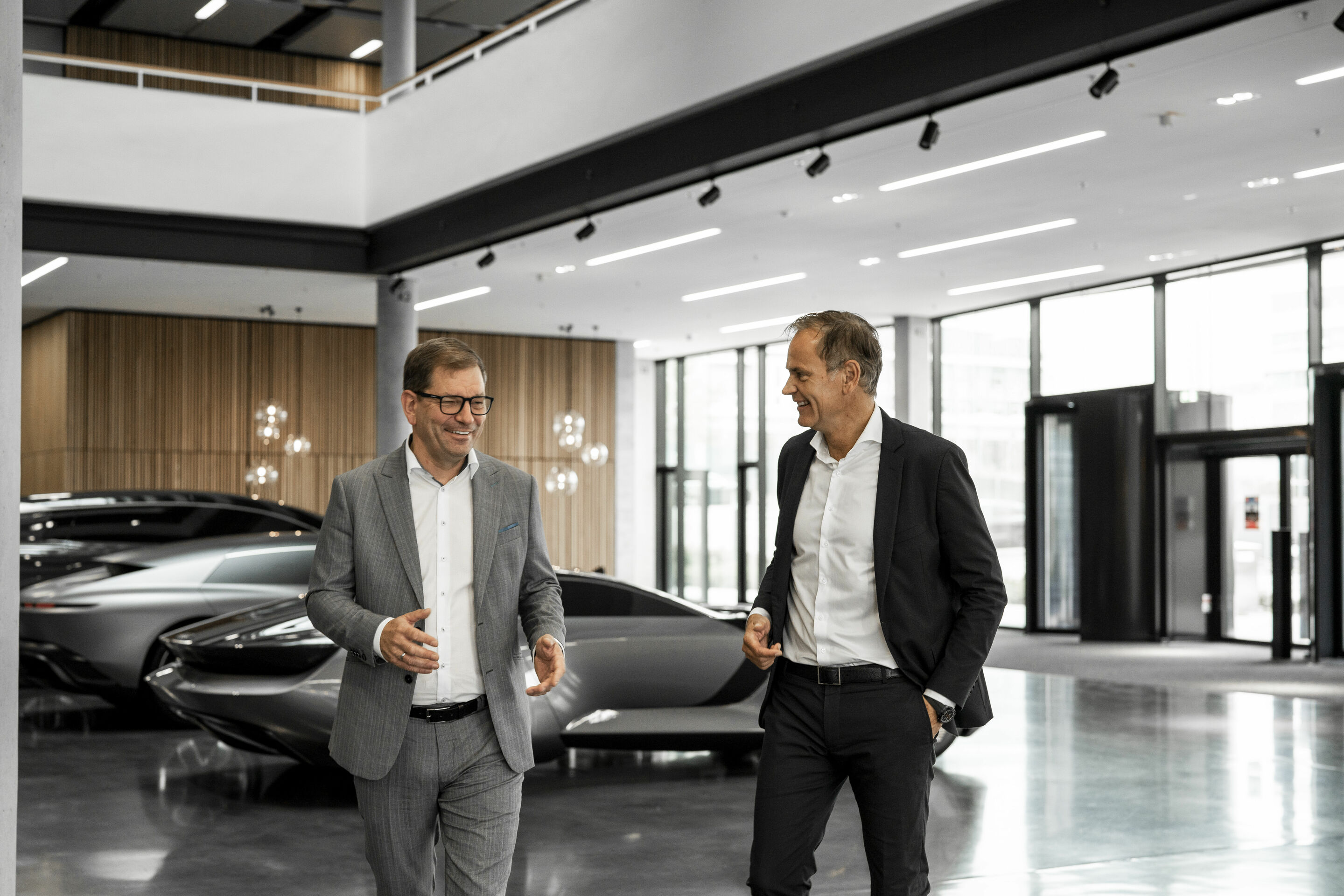 Volkswagen CEO Blume visits Audi