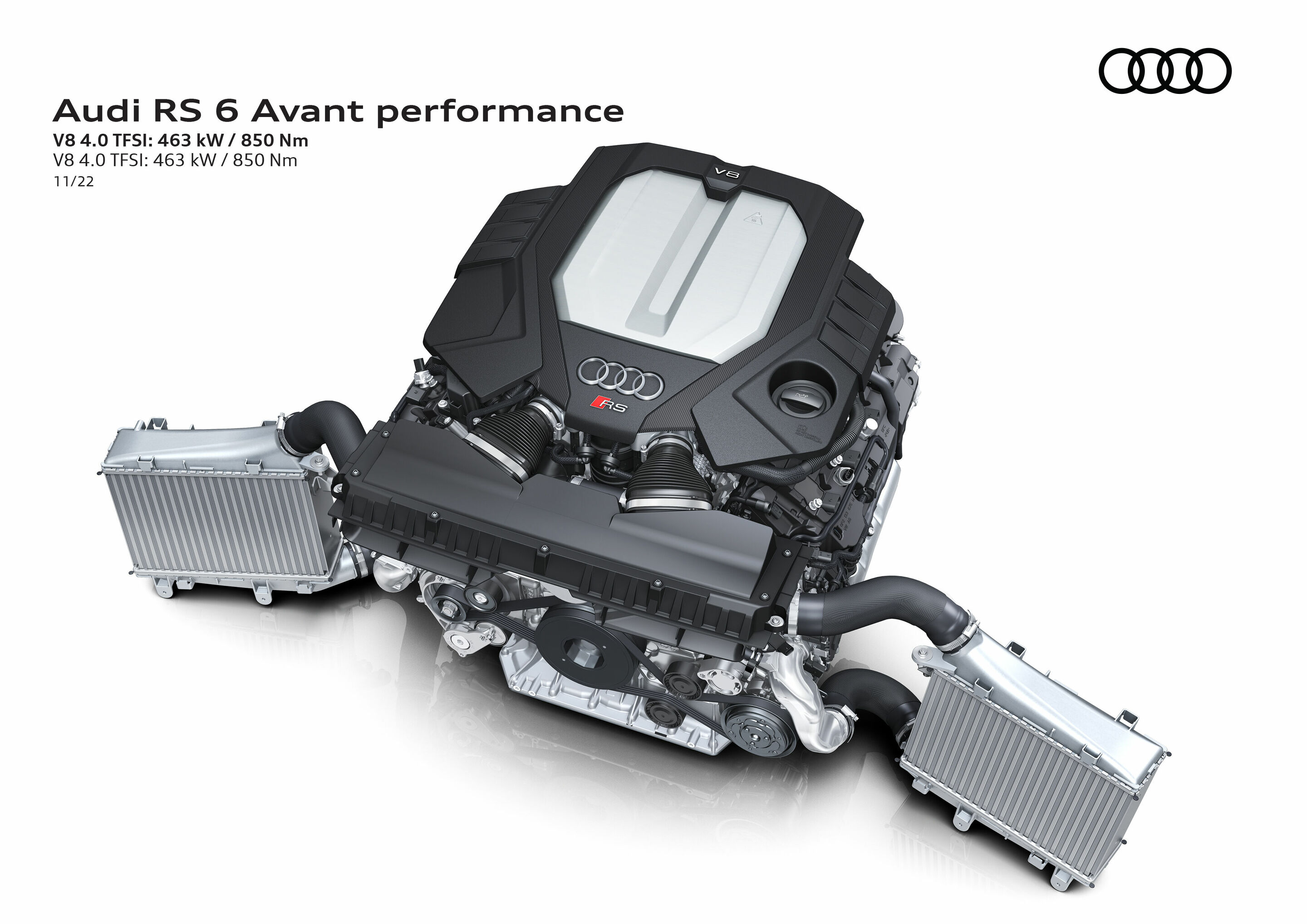 Illustration - Audi RS 6 Avant performance - V8 4.0 TFSI: 463 kW / 850 Nm