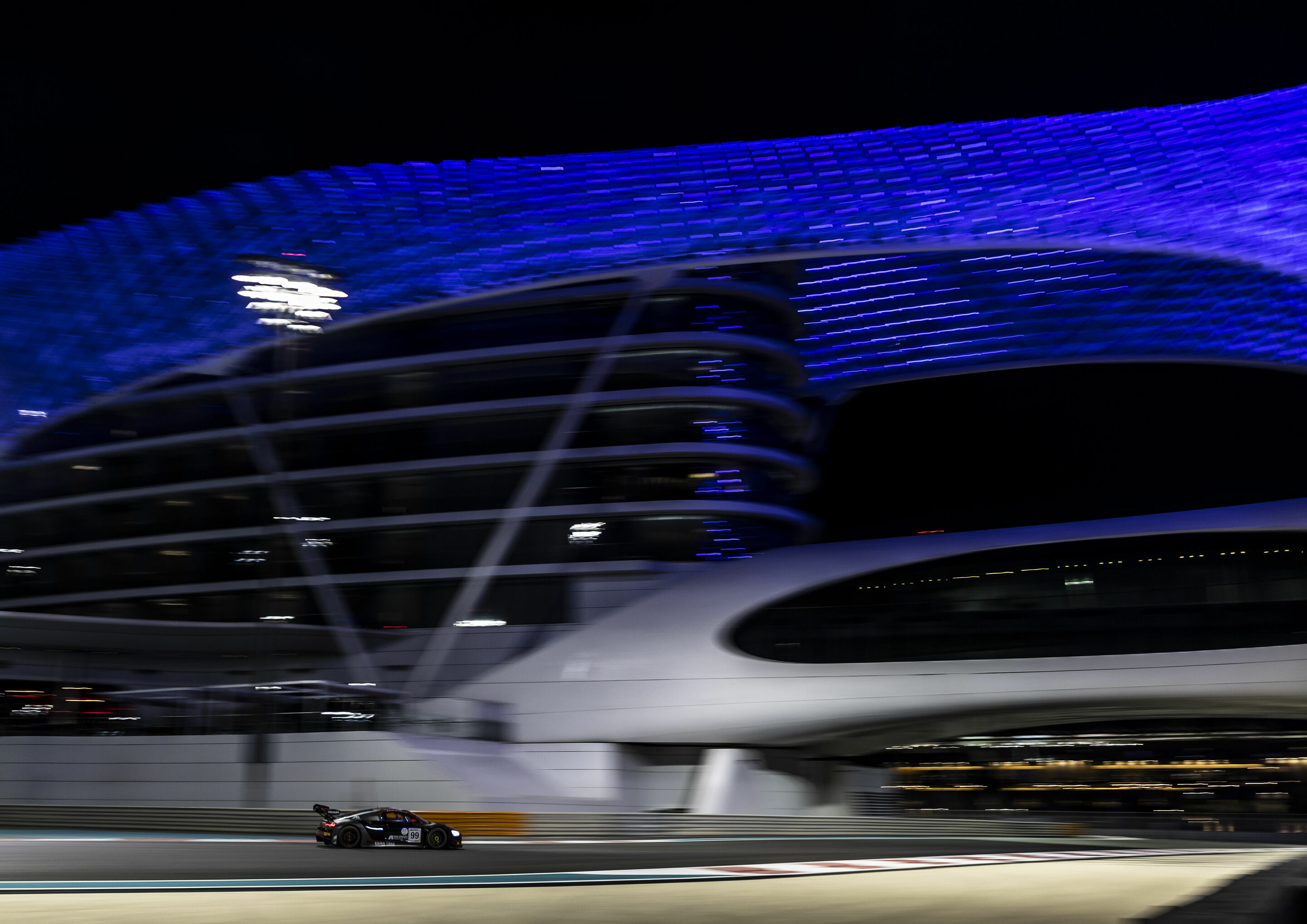 Gulf 12 Hours 2022 - Audi R8 LMS #99 (Tresor Attempto Racing), Alex Aka/Pietro Delli Guanti/Finlay Hutchison