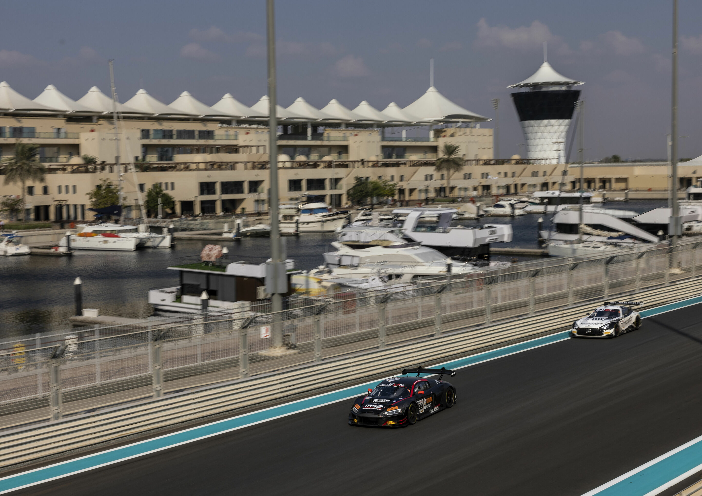 Gulf 12 Hours 2022 - Audi R8 LMS #99 (Tresor Attempto Racing), Alex Aka/Pietro Delli Guanti/Finlay Hutchison