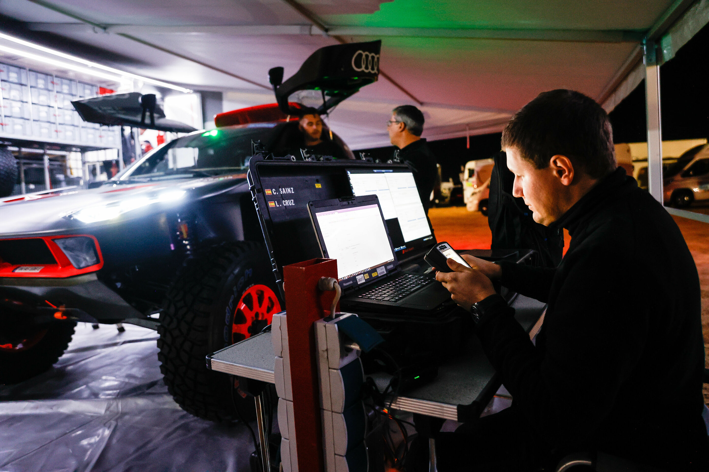 Rallye Dakar 2023 - Audi RS Q e-tron #207 (Team Audi Sport), Carlos Sainz/Lucas Cruz