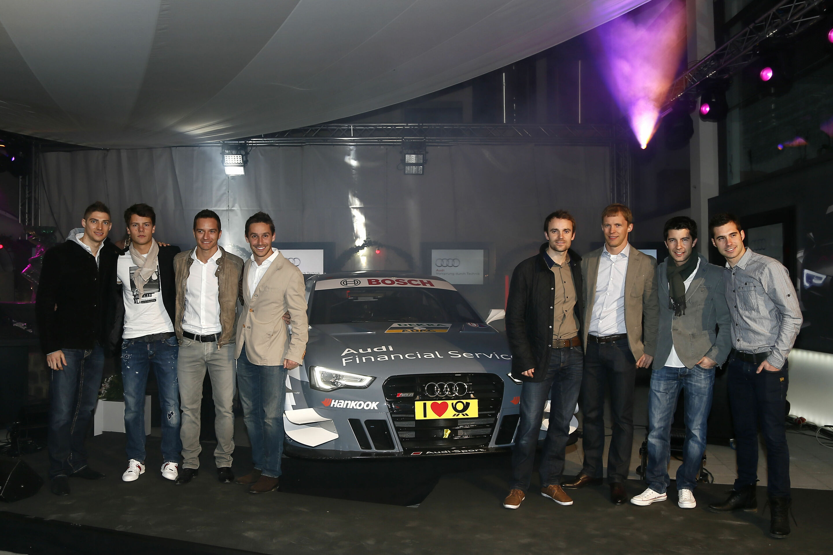 Party time: the DTM family guest of Audi