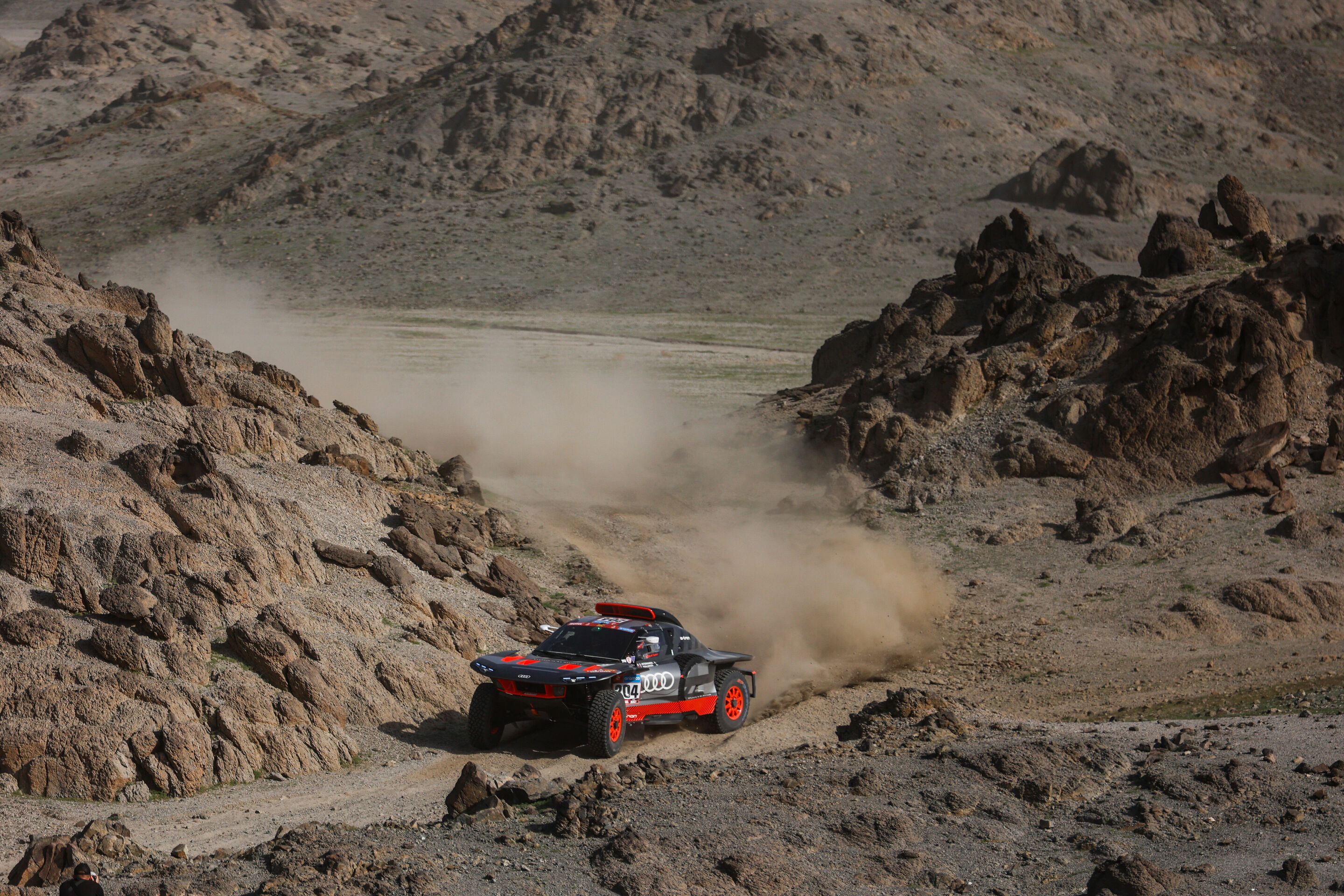 Dakar Rally 2023 - Audi RS Q e-tron #204 (Team Audi Sport), Stéphane Peterhansel/Edouard Boulanger