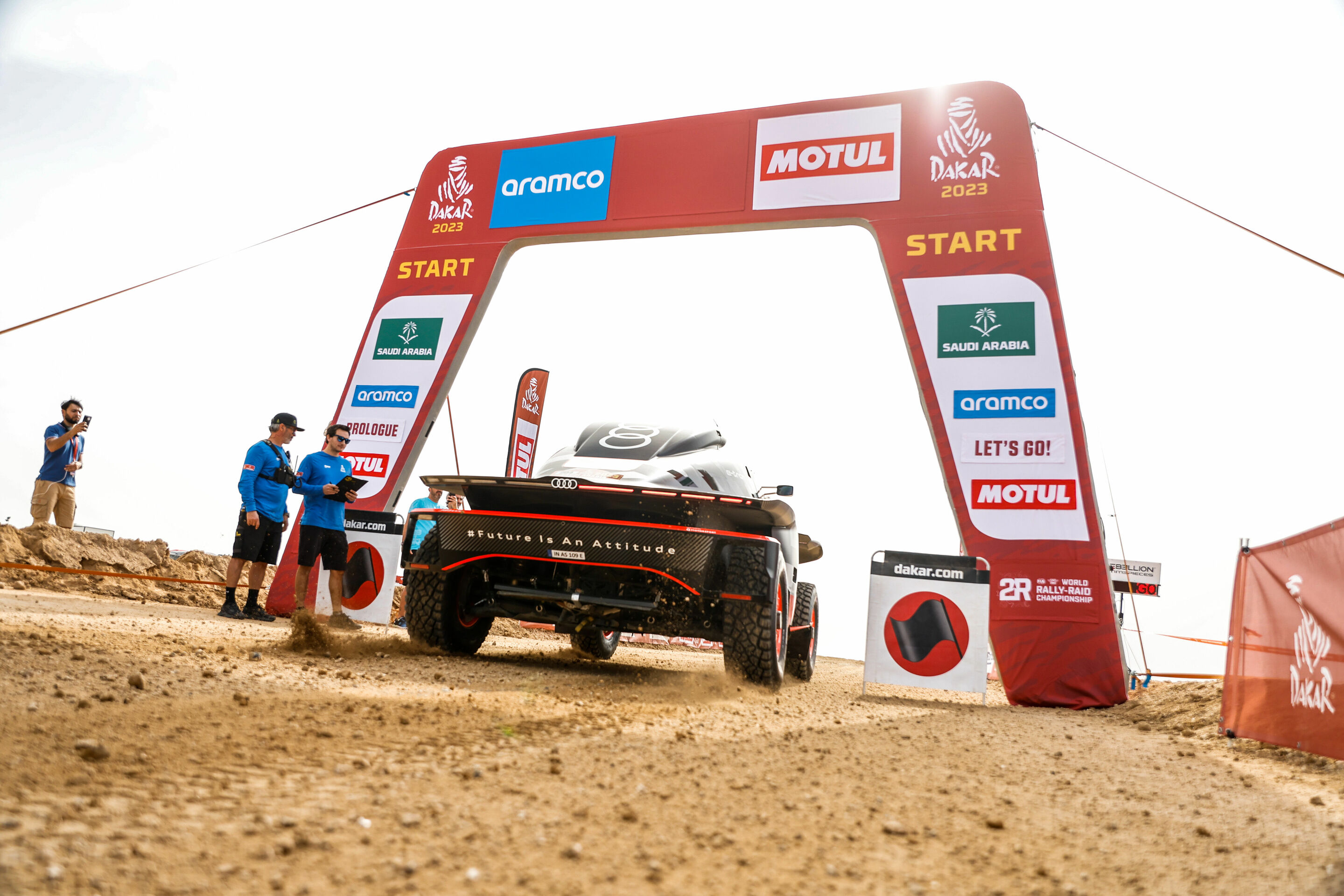 Dakar Rally 2023 - Audi RS Q e-tron #204 (Team Audi Sport), Stéphane Peterhansel/Edouard Boulanger