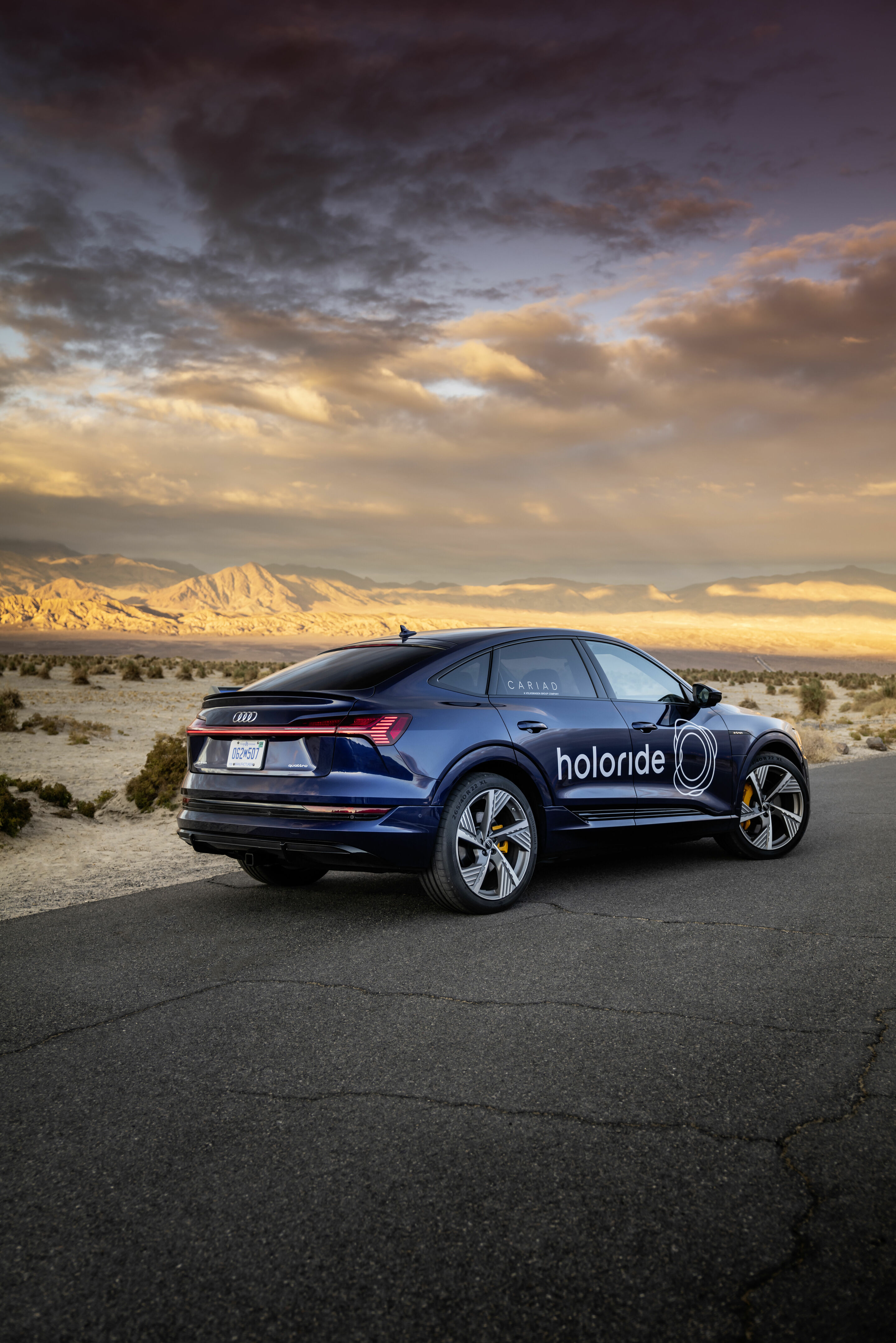 Audi auf der CES 2023: Testfahrten mit holoride