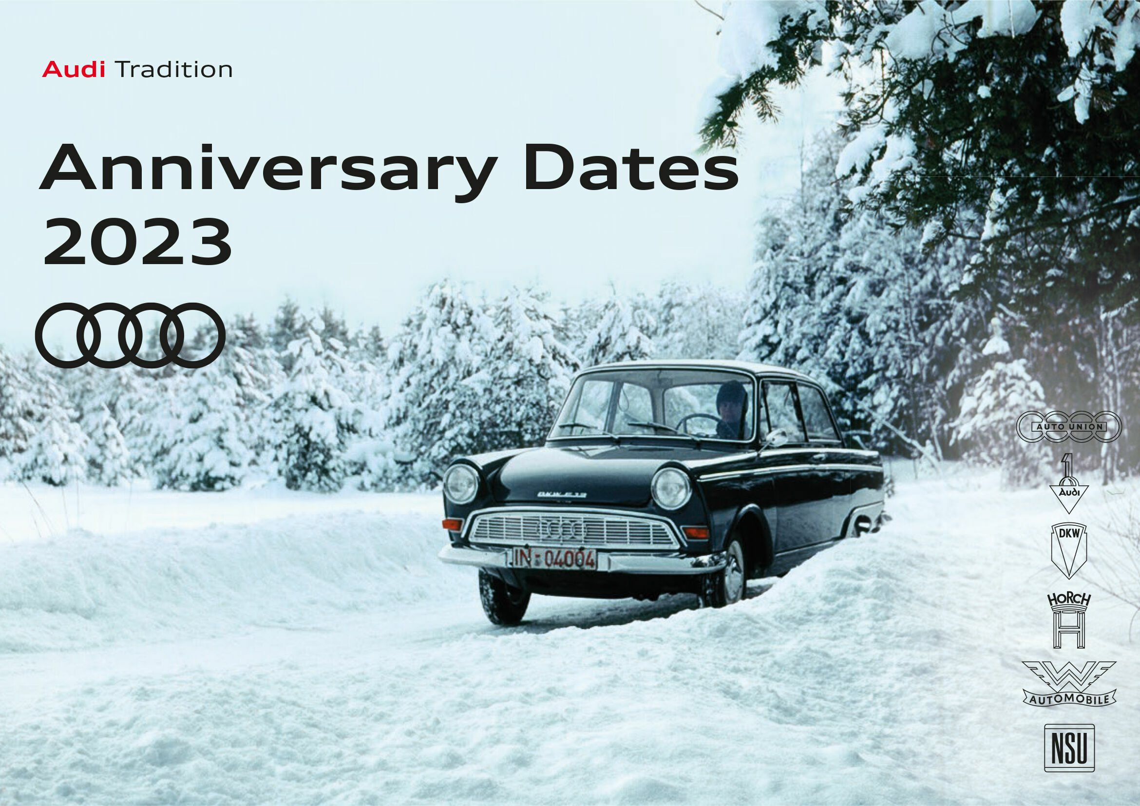 Audi Tradition: many anniversaries and events in 2023