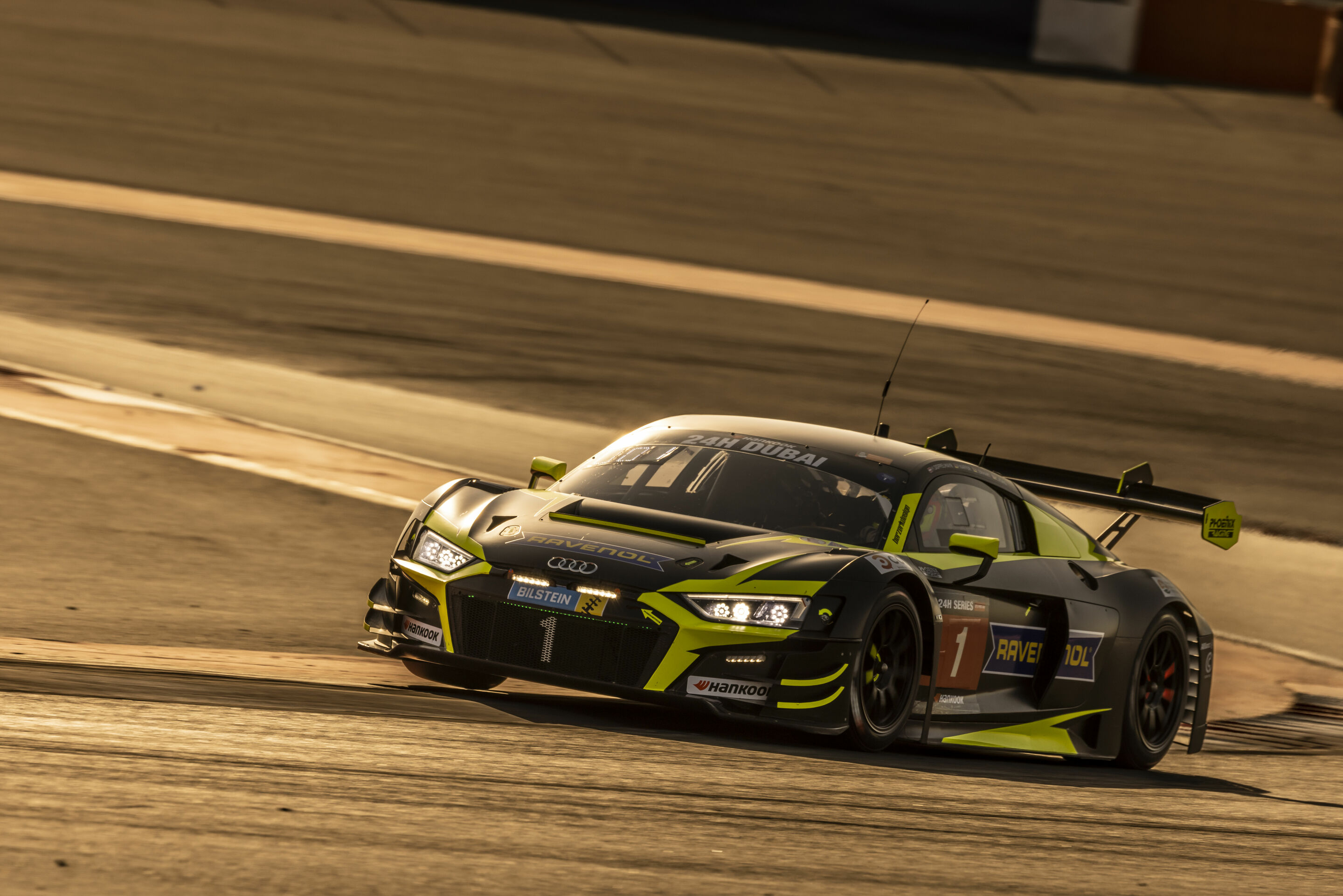 24h Dubai 2023 - Audi R8 LMS #1 (Phoenix Racing), Michael Doppelmayr/Elia Erhart/Christer Jöns/Pierre Kaffer