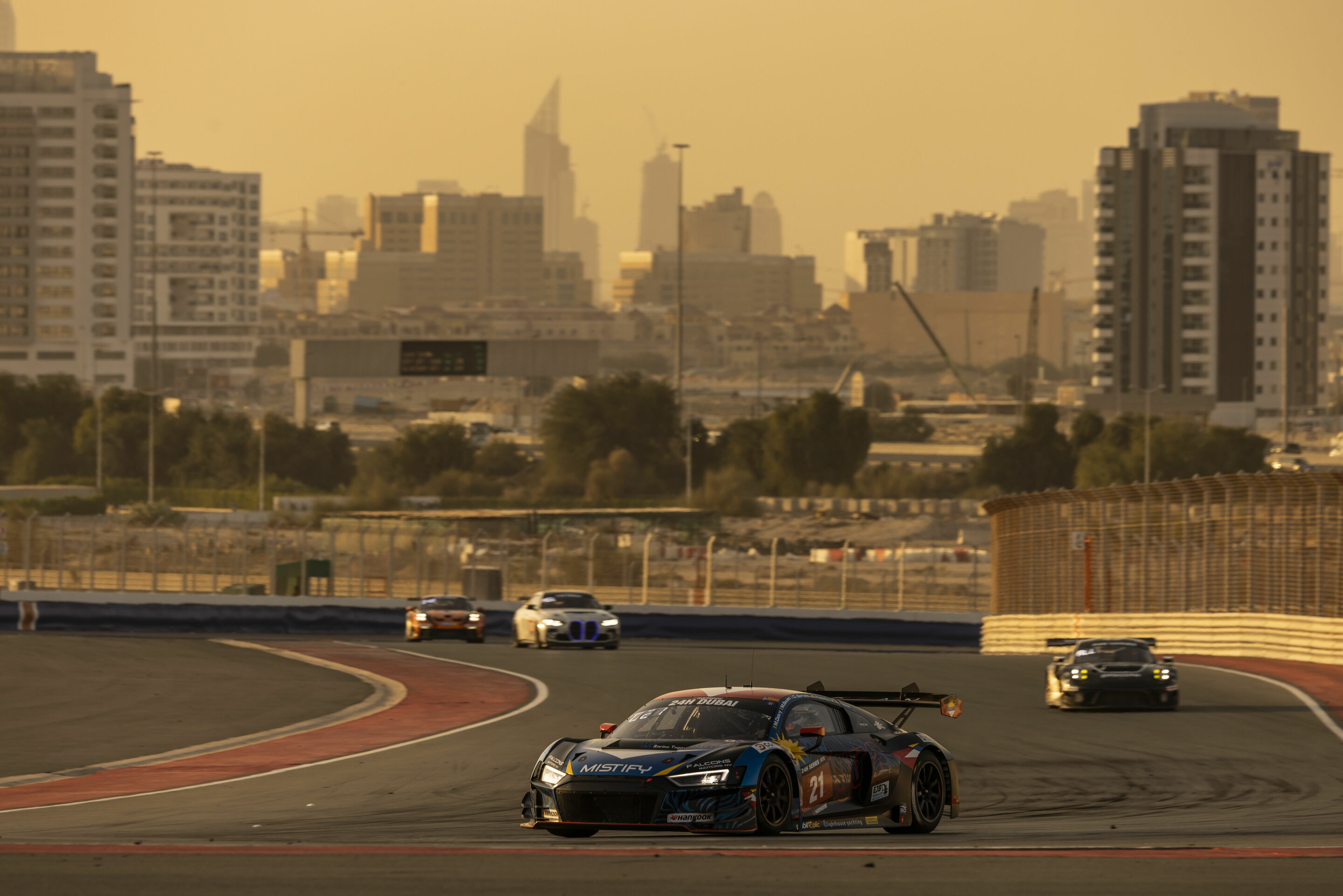 24h Dubai 2023 - Audi R8 LMS #21 (Haas RT), Olivier Bertels/Mathieu Detry/Benjamin Mazatis/Maxime Soulet/Frédéric Vervisch